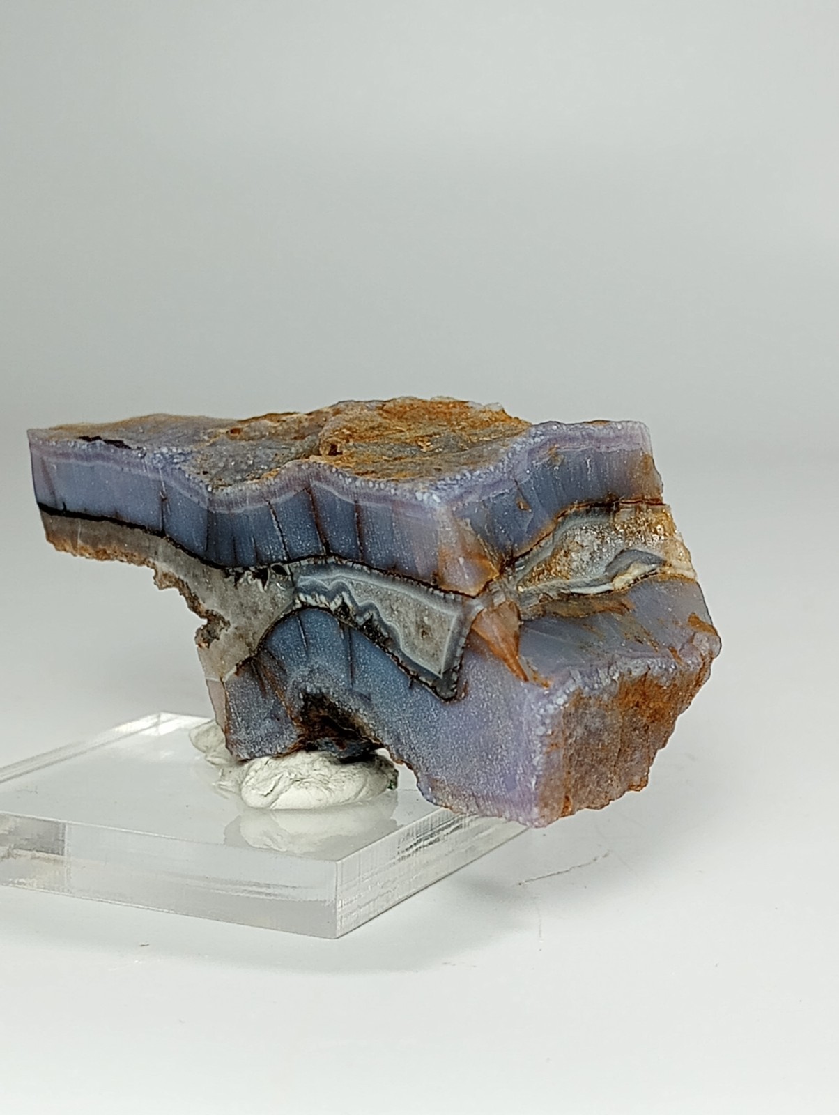 Holley Blue Agate Unpolished Specimen