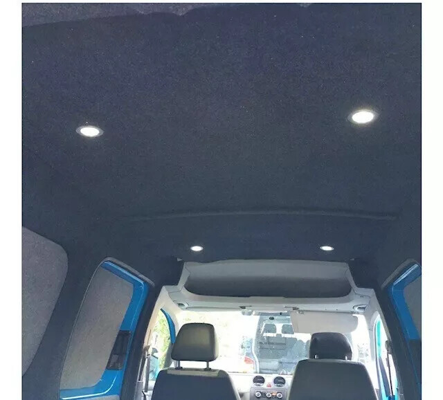 80"x60" Black Headliner Fabric Suede Pickup truck ceiling Liner Sag Upholstery