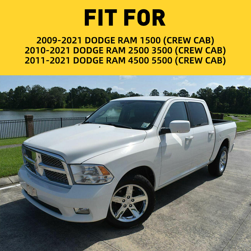 4x Window Weatherstrip Moulding Trim Seal Belt Fit For DODGE RAM 1500 2500 3500