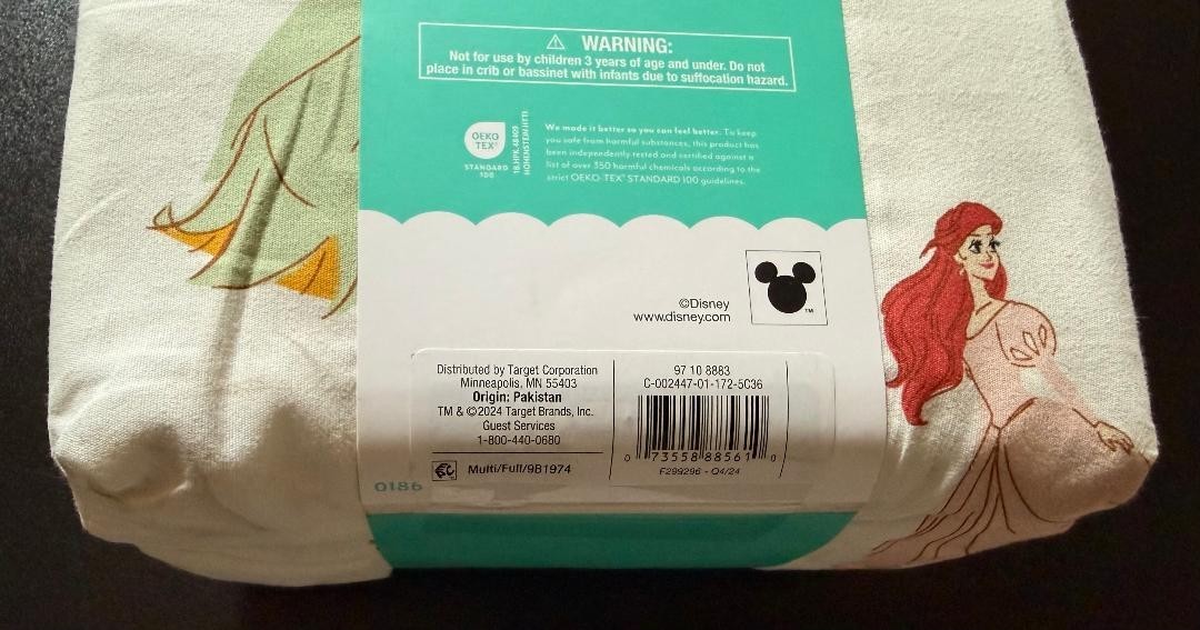 NEW! Full PRINCESS Characters Kids' Sheet SET!! DISNEY Collection by Pillowfort!