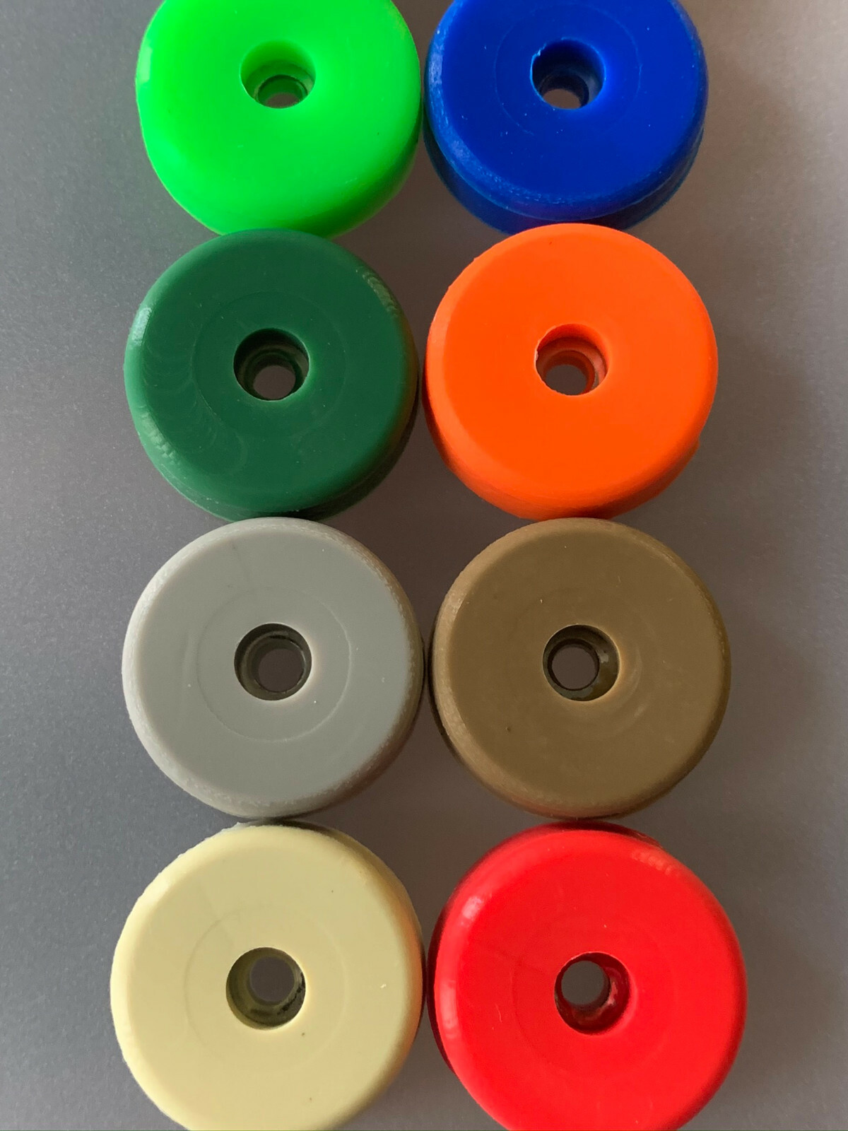 Cutting Board Rubber Bumpers LOW PROFILE Silicone Black Clear Small Large A+