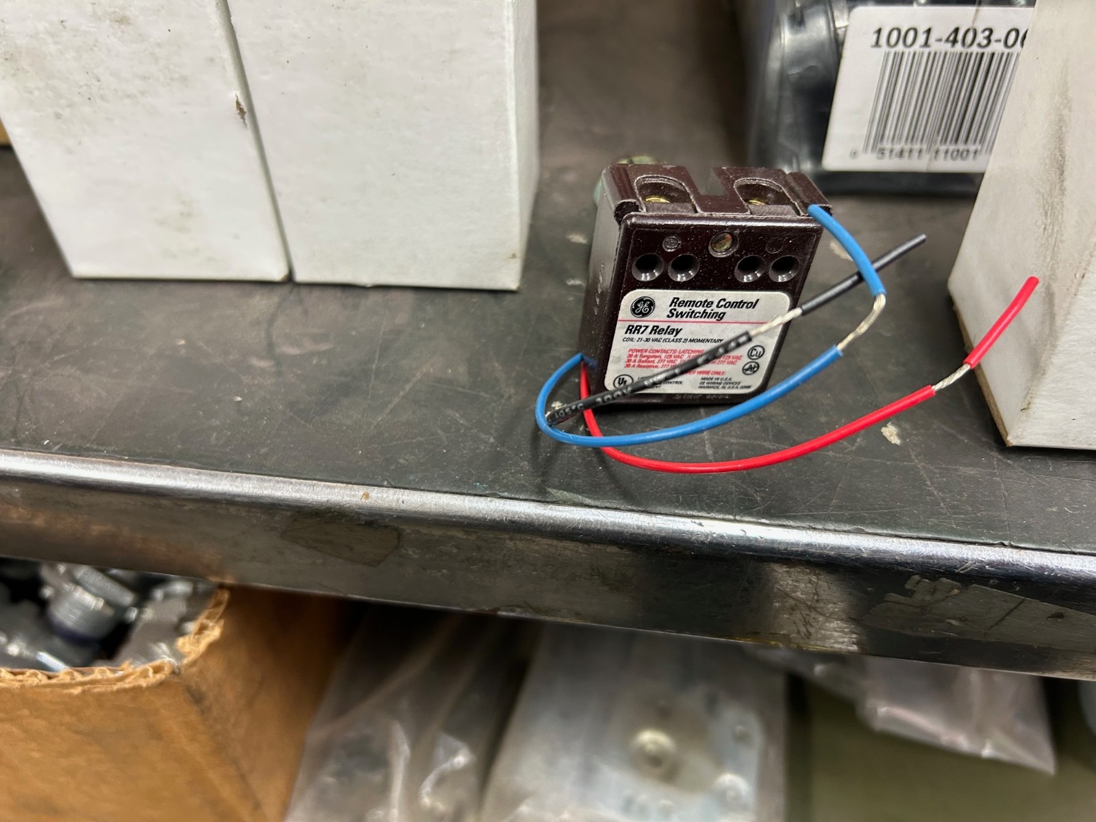 GENERAL ELECTRIC RR7 REMOTE CONTROL SWITCHING RELAY GE RR-7 (LZ24N)