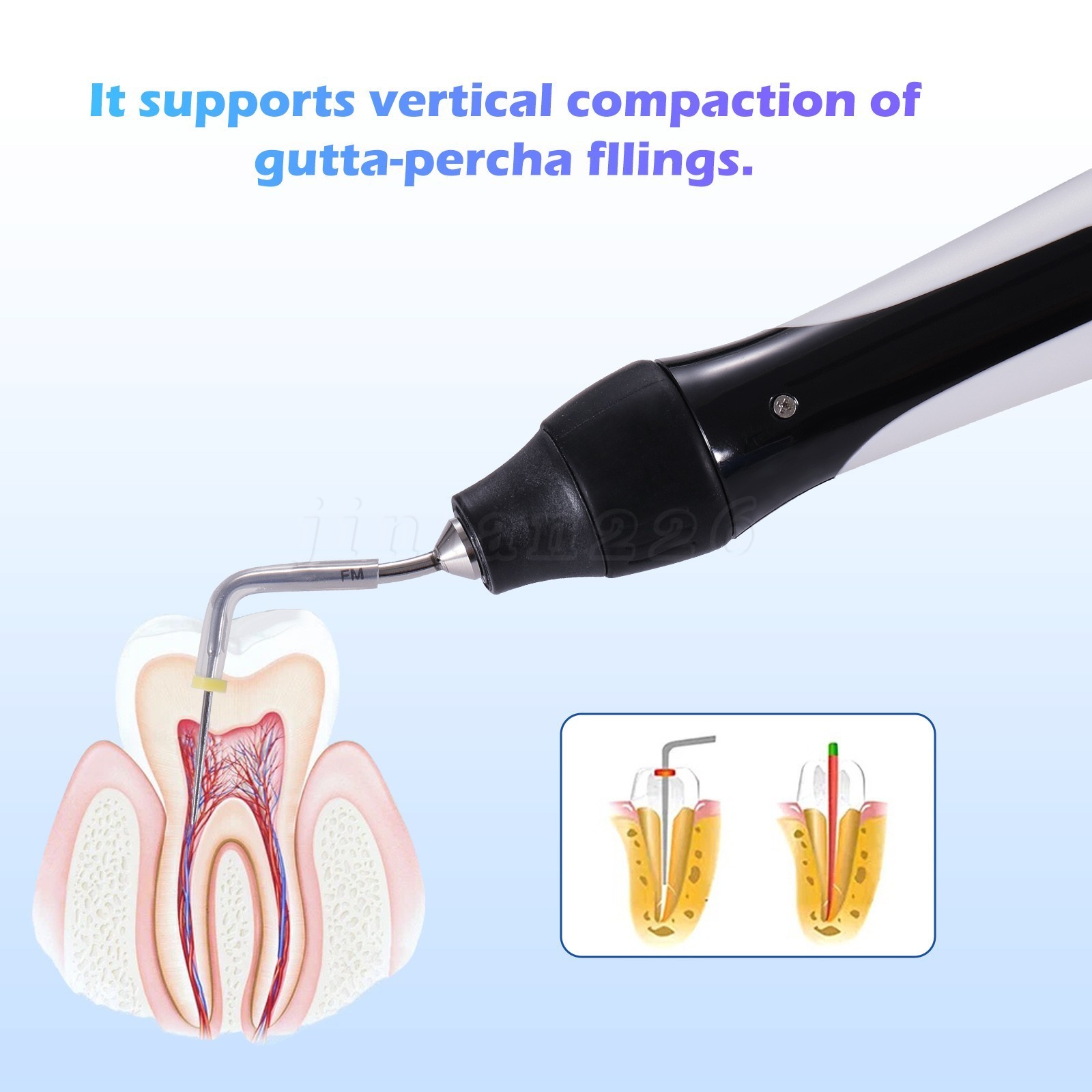 USA Dental Obturation System Gutta-percha Endodontic Heated Gun & Heated Pen