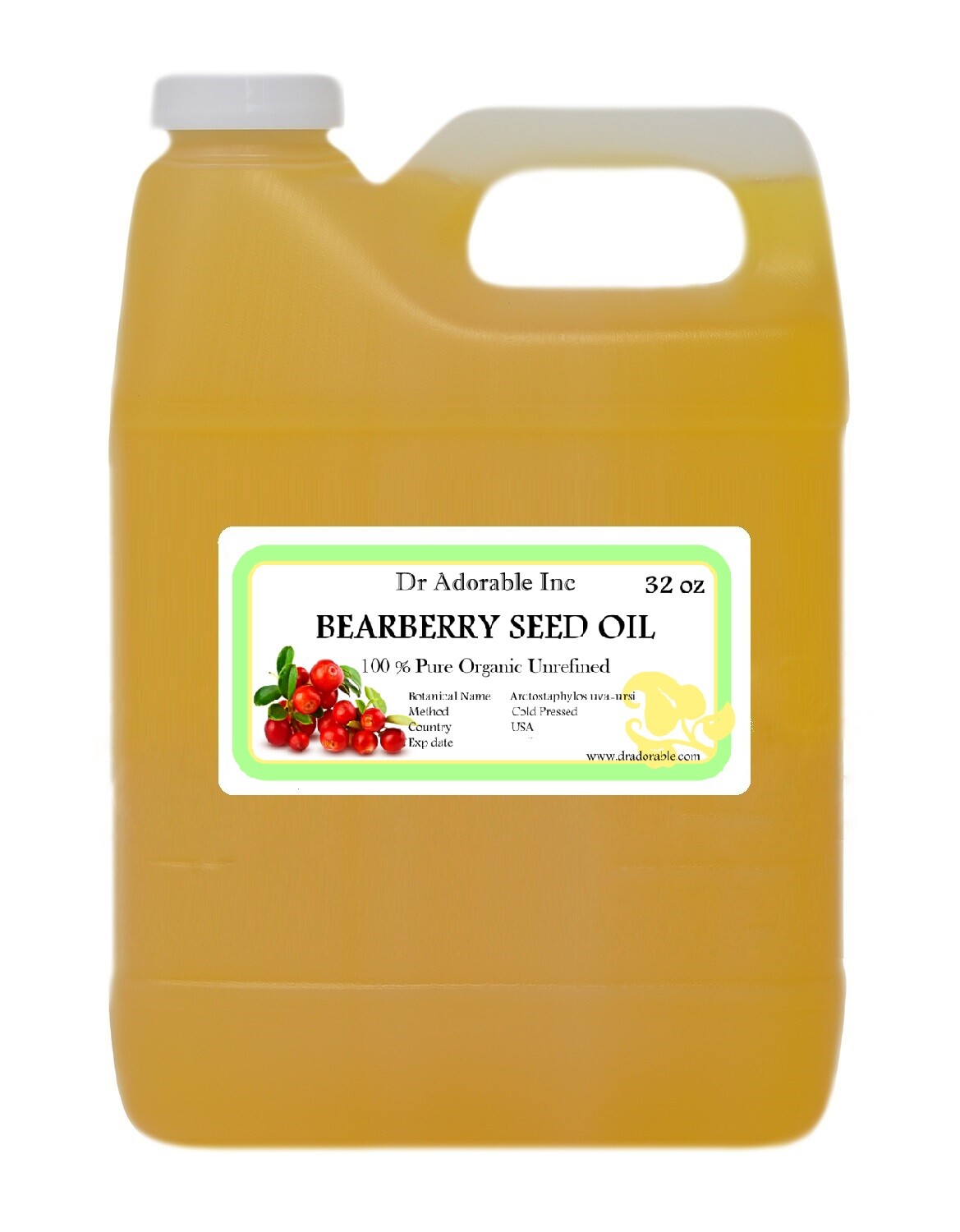 BEARBERRY OIL BY DR.ADORABLE ORGANIC 100% PURE NATURAL 1oz 2 oz-UP TO 7LB