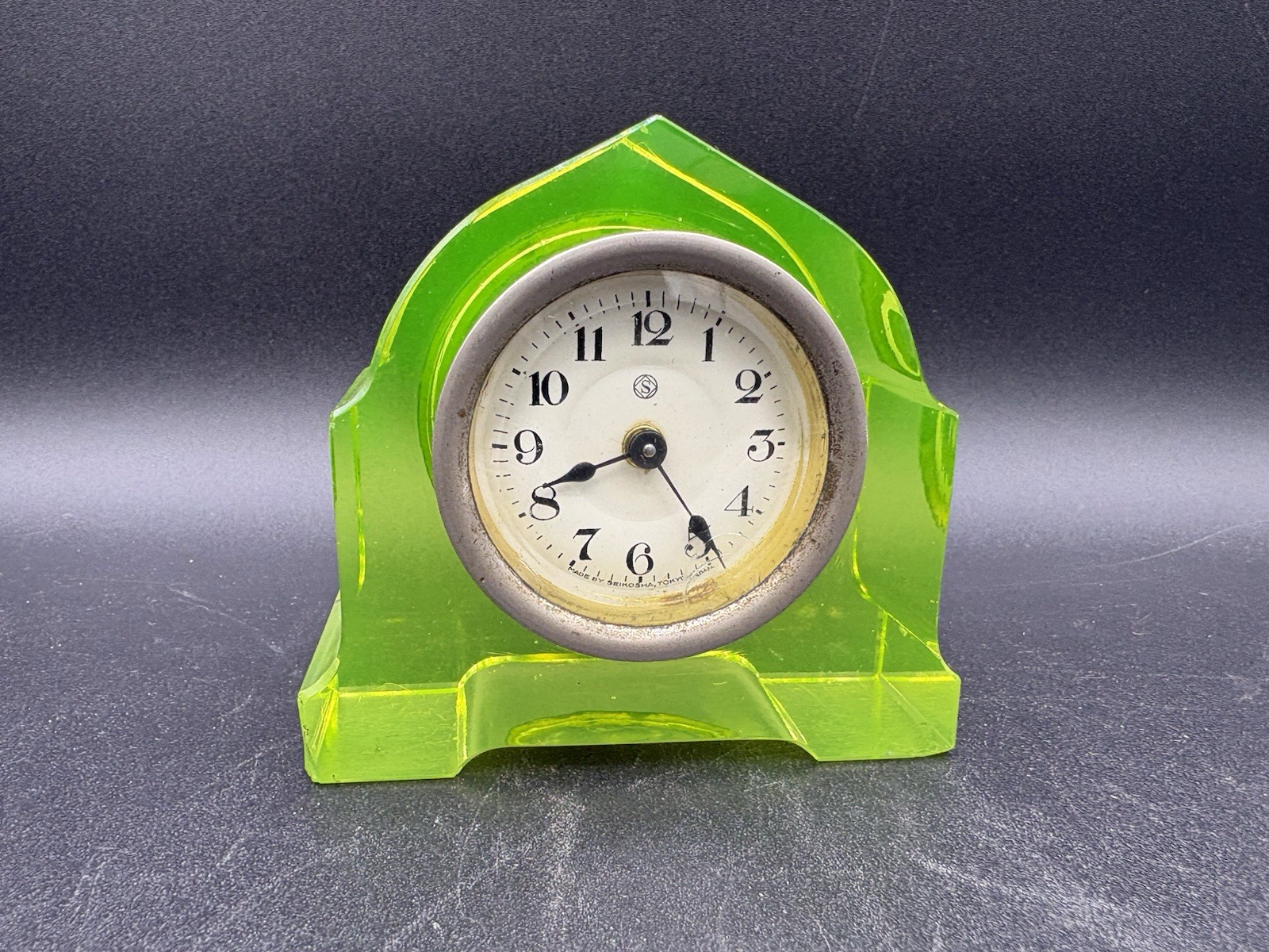 Uranium Glass Clock