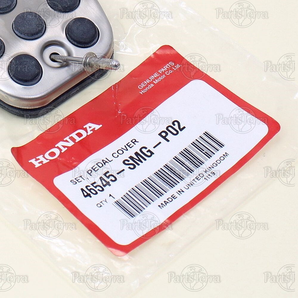 OEM Honda Civic Accord Acura RSX Clutch & Brake Pedal Cover 46545-SMG-P02 - 2 pc