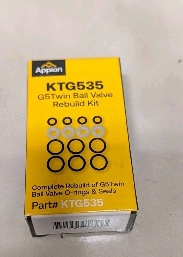 NEW APPION PART# KTG535  O-RINGS & SEALS  COMPLETE REBUILD OF G5