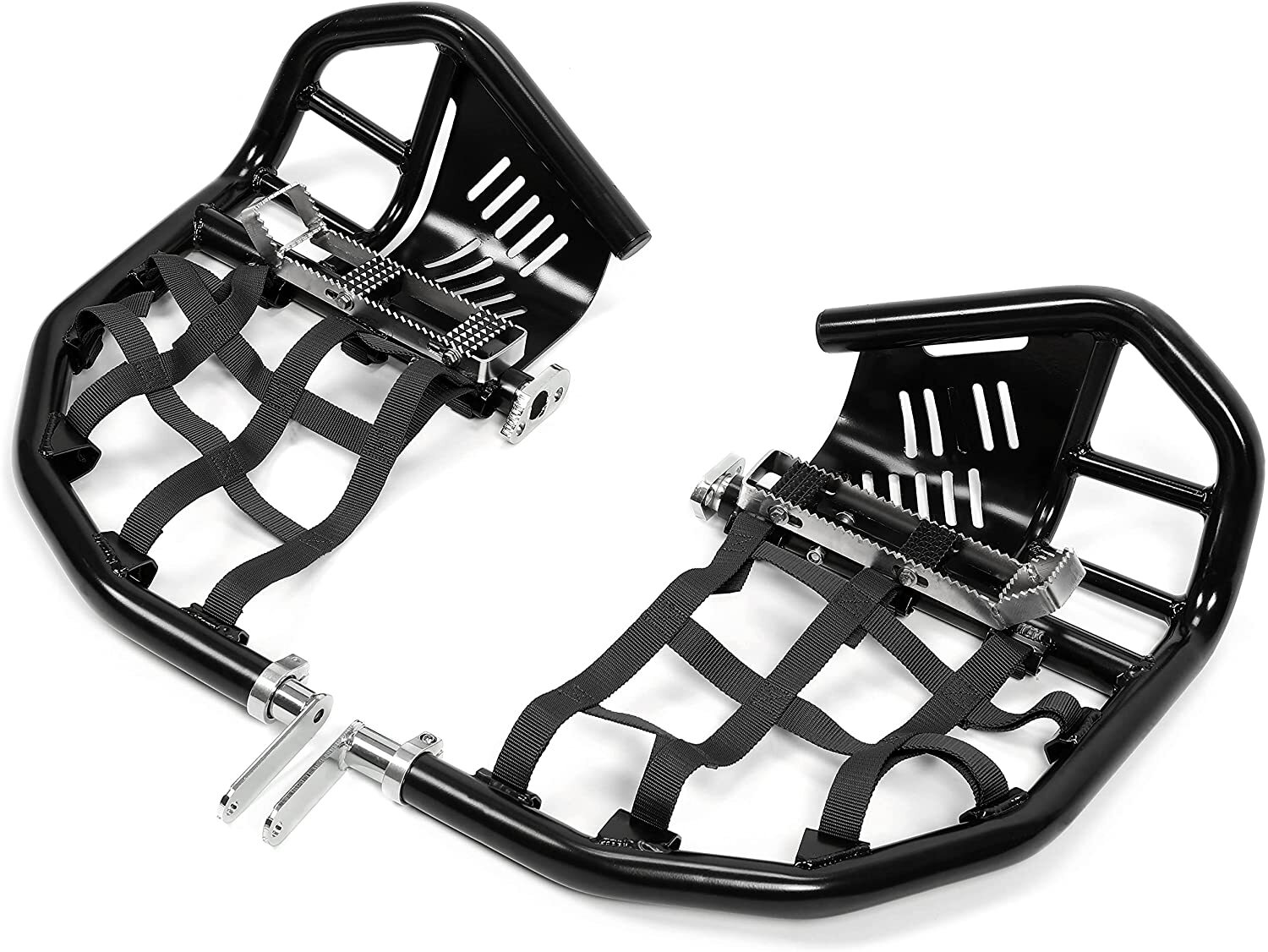 For Honda Sportrax 400 TRX 400EX 400X Nerf Bars Pro Peg Black Bars Black Nets