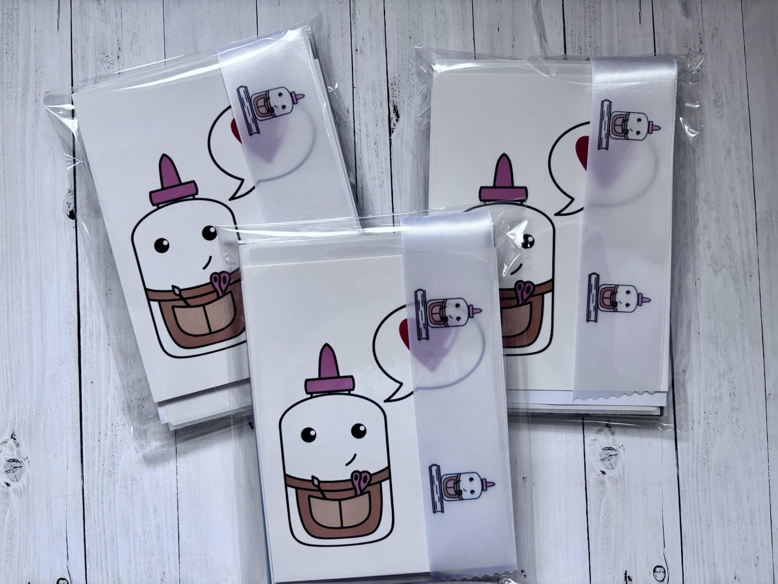 Mazy themed Stationary Postcards, Stickers And ribbon