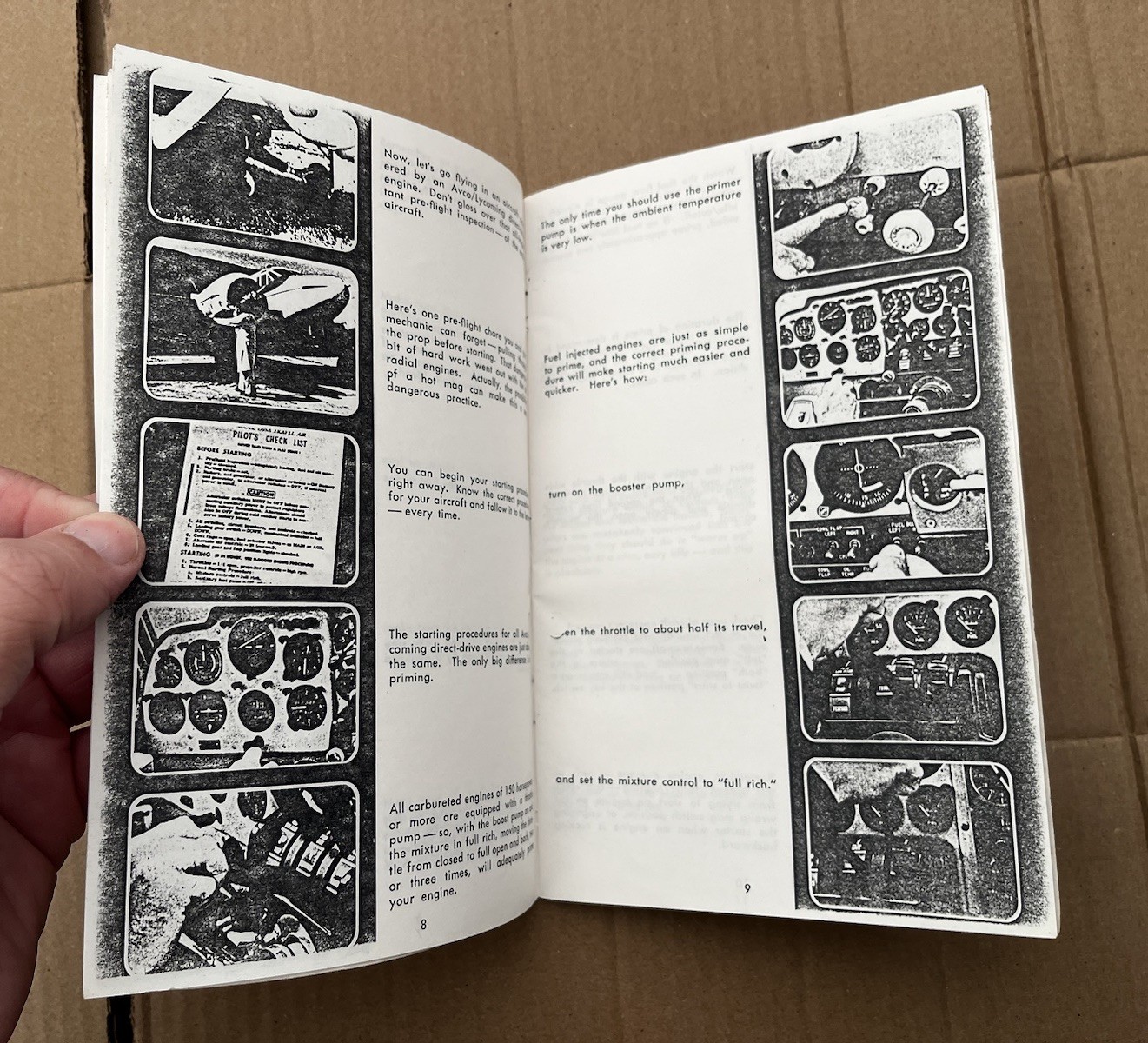 Vintage AVCO LYCOMING "DIRECT DRIVE ENGINE OPERATION" INFORMATION Manual Booklet