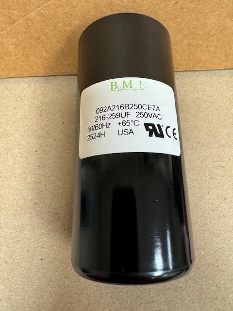 216-259UF MFD Genuine Baldor Capacitor 091A216B250CE7A EC1216C06 250V Vac USA!