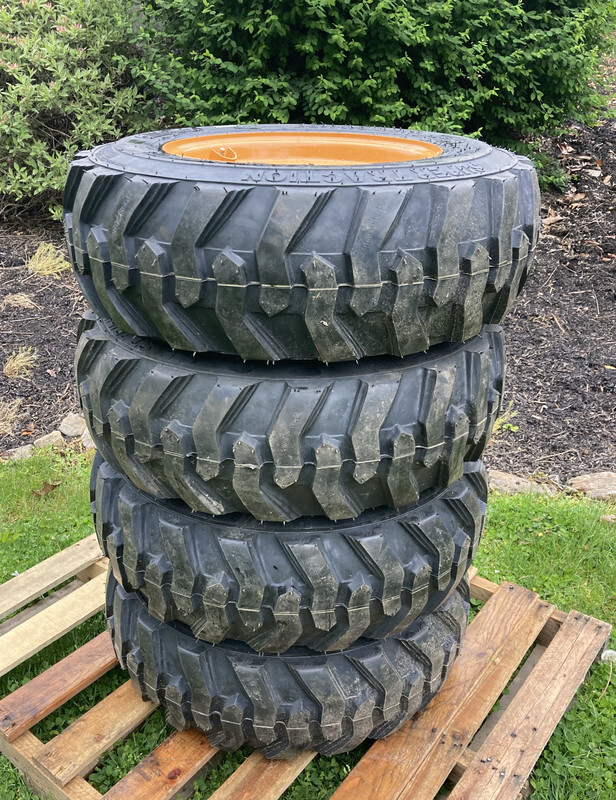 1 or 4-10-16.5 SKS-1 Skid Steer Tires/Rims for Case 1835,1838 -10X16.5 (6 LUG)