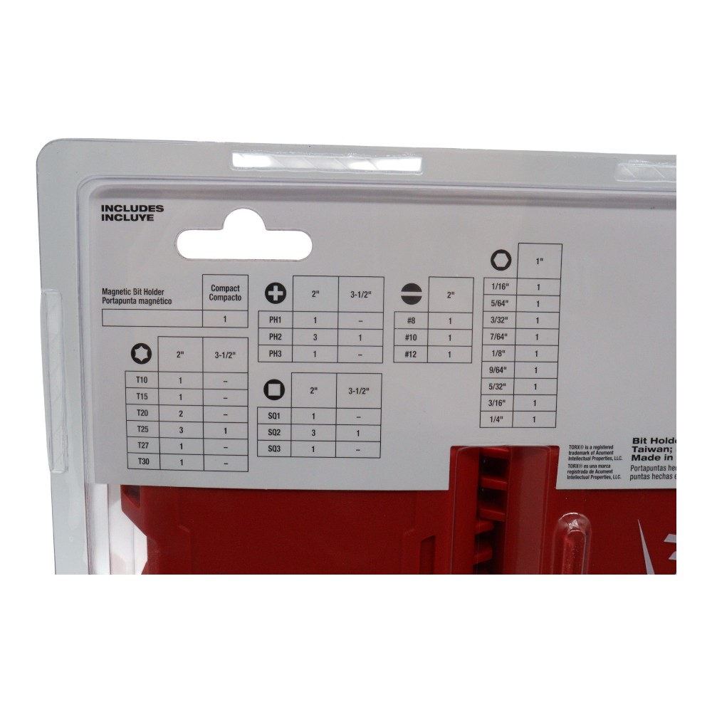 Milwaukee 48-32-4032 Shockwave Impact Duty Alloy Steel Screw Driver Bit Set 35Pc