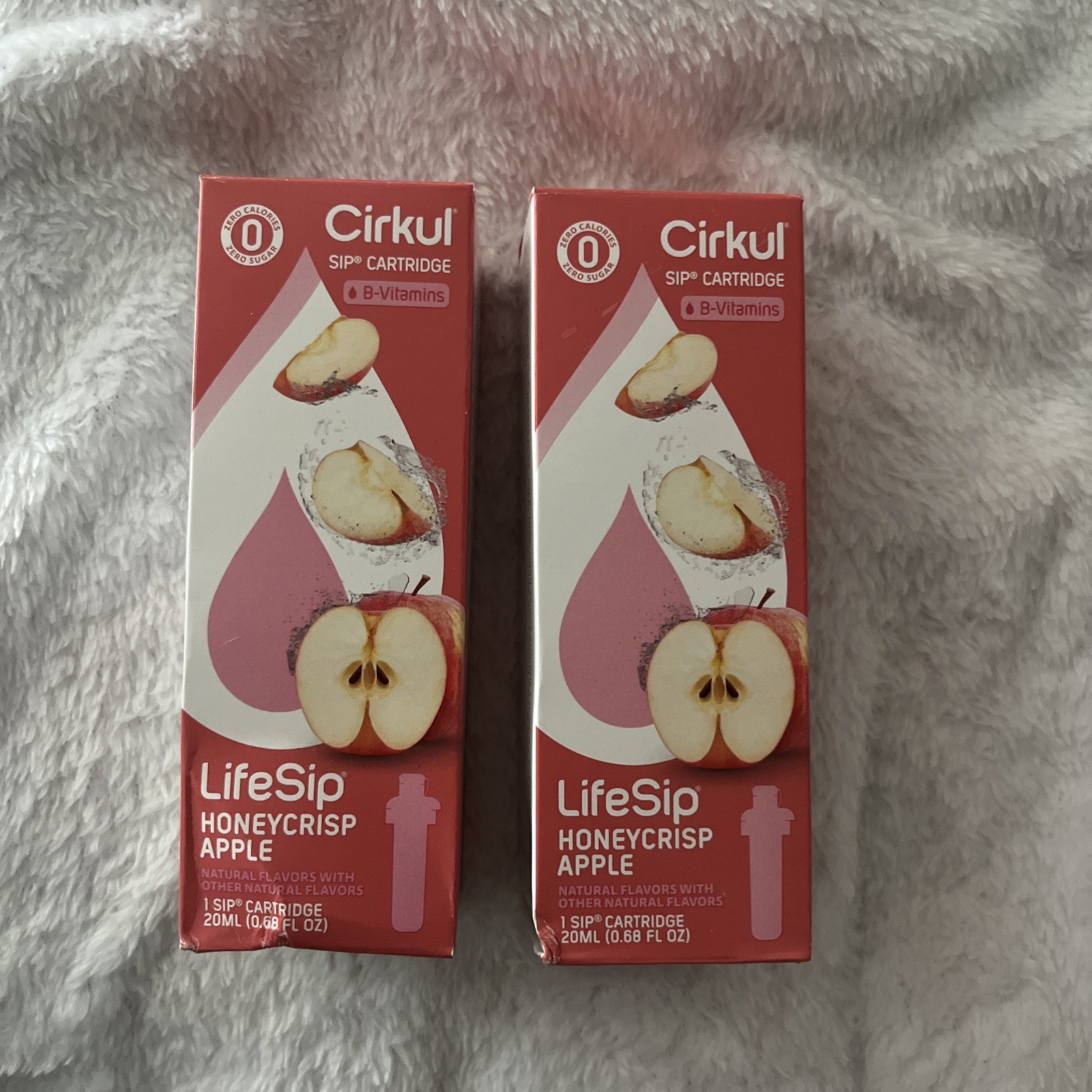 2 Pack - NEW Cirkul LifeSip Flavor Cartridges  Honeycrisp Apple.Ex 12/2027