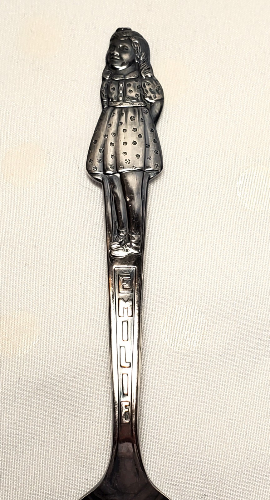 Carlton Silver Plate DIONNE Quints Quintuplets Sisters Girls Spoon 5 Set 1940’s