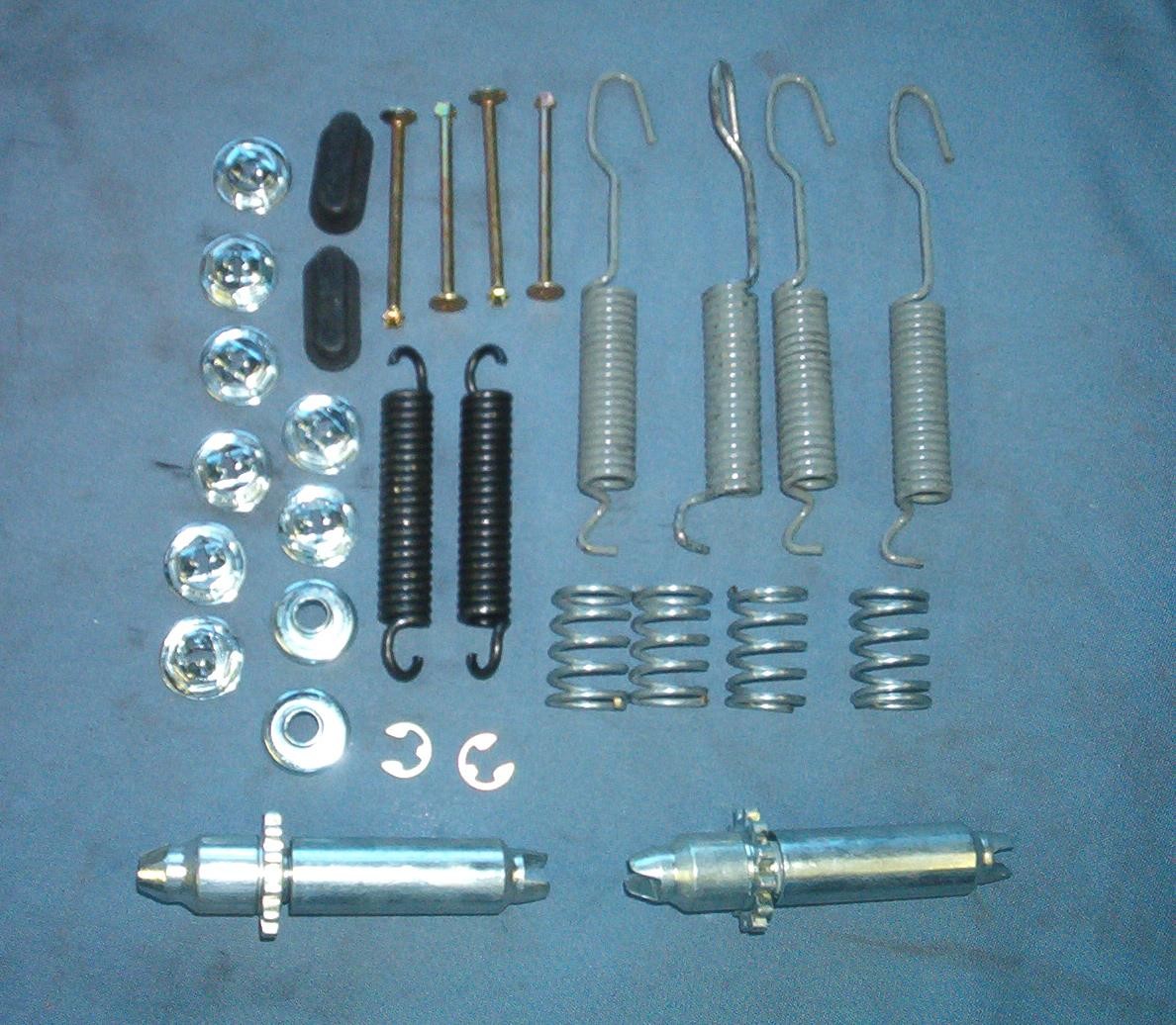 Brake Shoe Drum kit w/ hardware Fit Chevrolet 3100 1/2 ton 1951-1959 FRONT 6 LUG