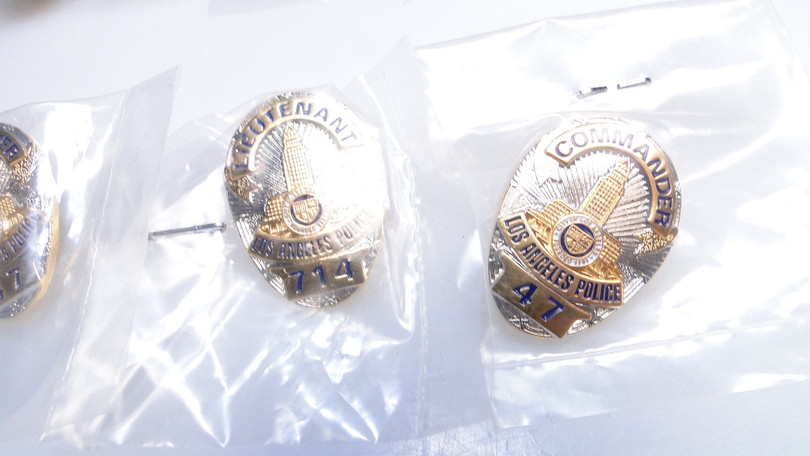17 California Police Lapel Pins Los Angeles Huntington Orange