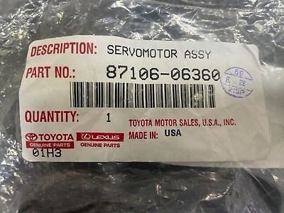 Genuine Toyota OEM HVAC Air Inlet Blend Door Actuator 87106-06360