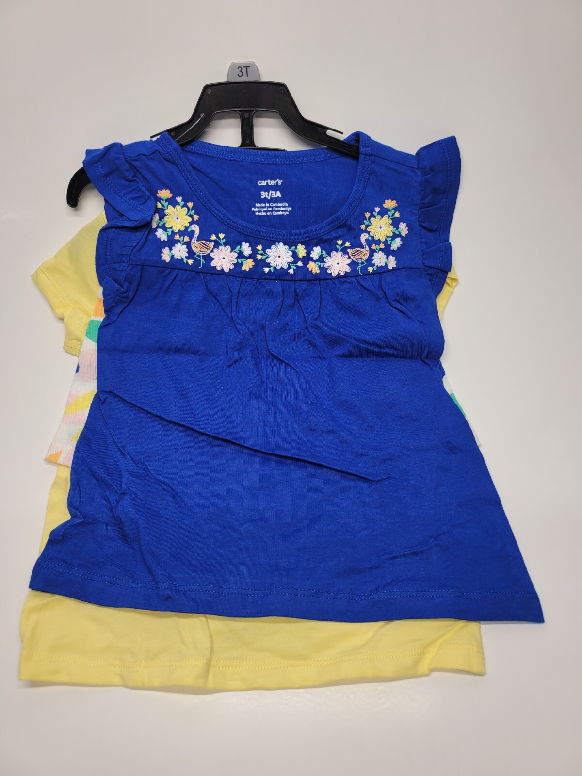 Carter's Girls Toddler 3-Piece Playwear Set Flamingo Flowers