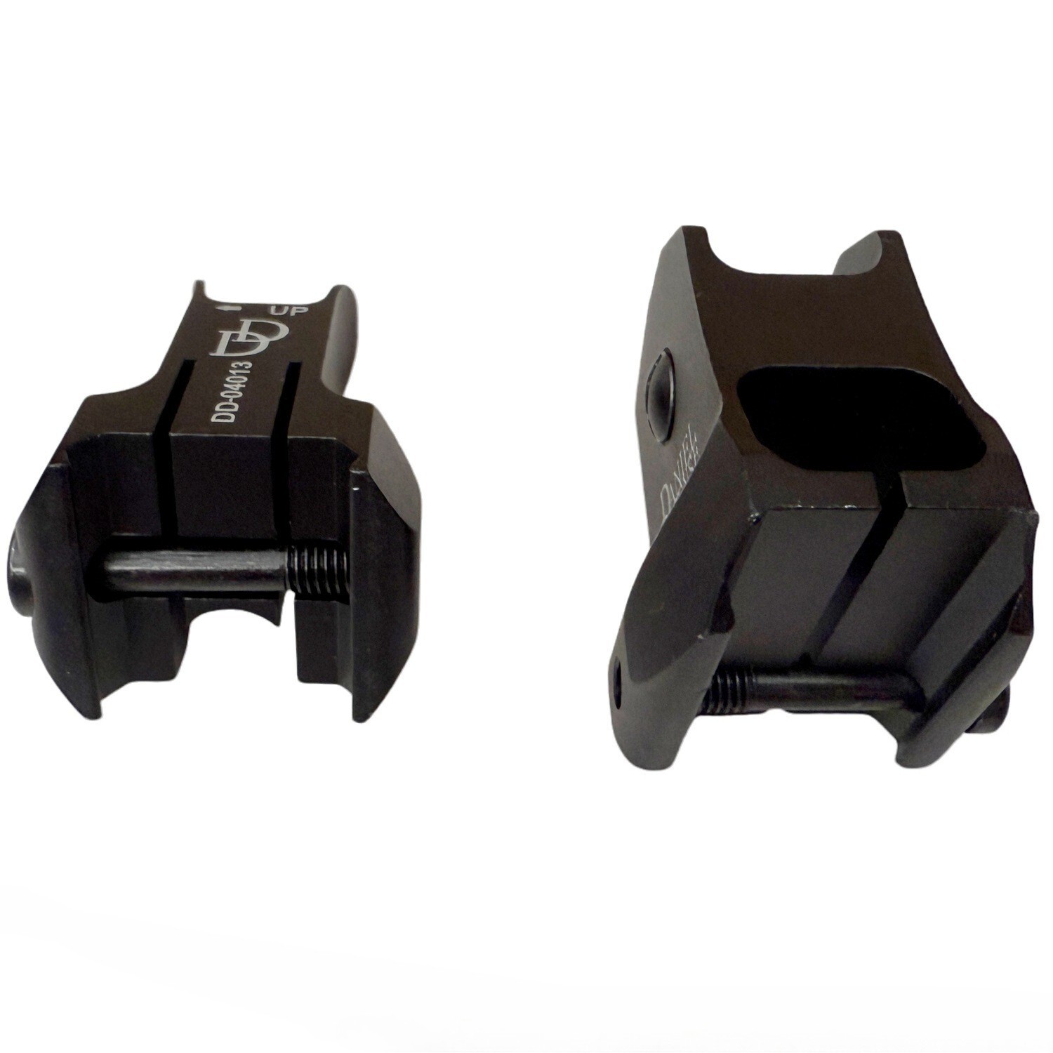 1 Pair D &D Flip-up Low Profile Metal Sight Folding Iron Sights Front / Rear Set