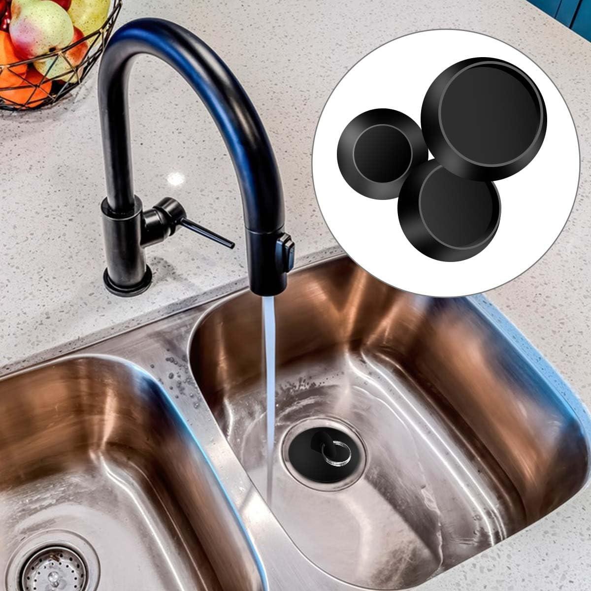3 Pieces Drain Stopper Tub Stopper for Kitchen Bathroom Bar Rubber Bathtub Sink