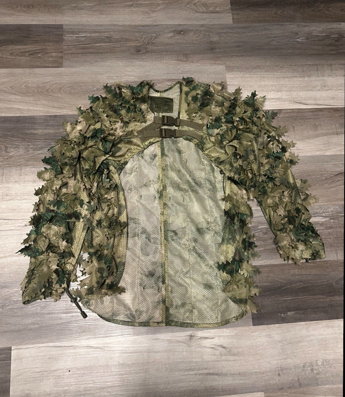 Atacs Leaf Suit Top and Bottom Set M/L