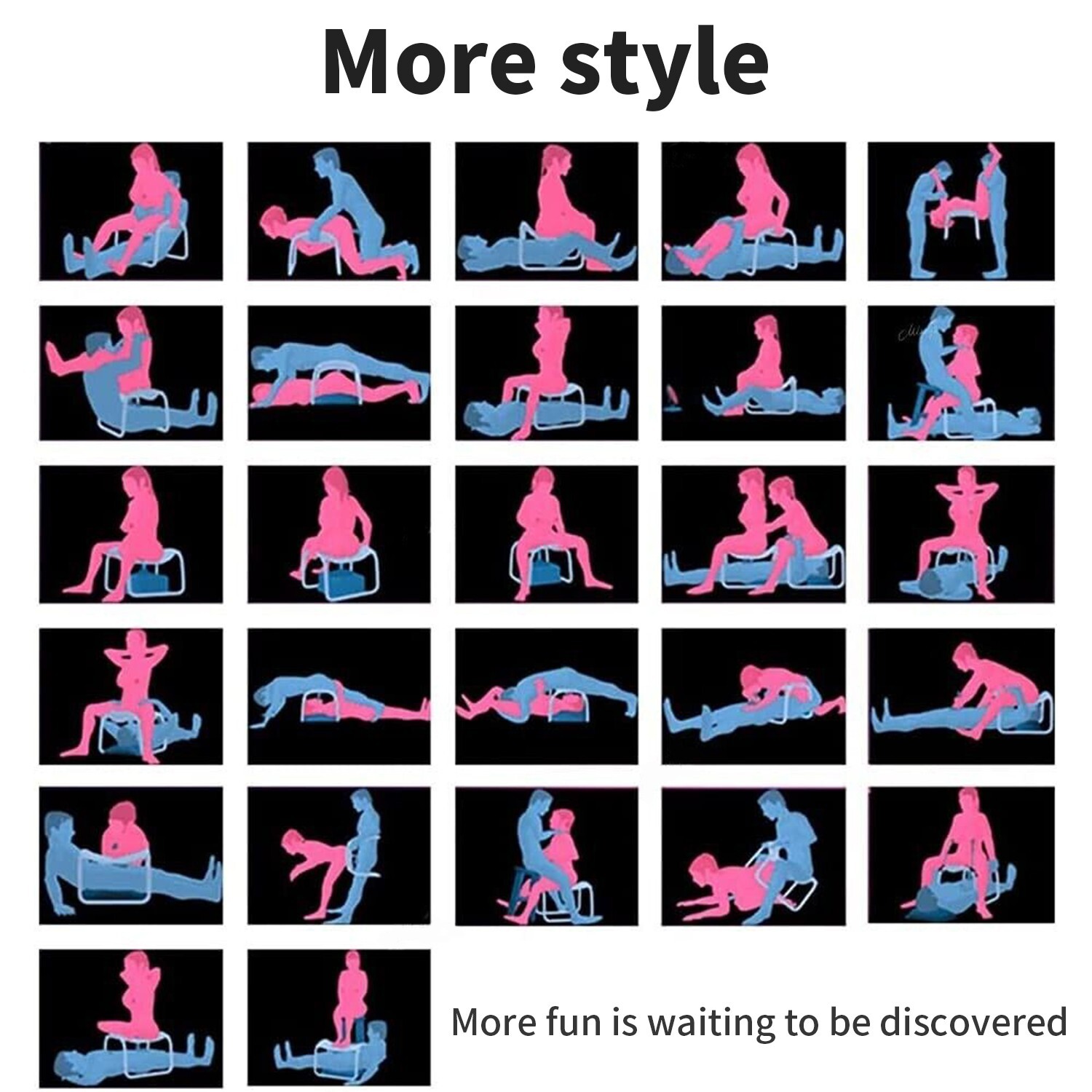 Sex Aid Bouncer Weightless Chair Love Position Stool Bounce Adjustable Chair