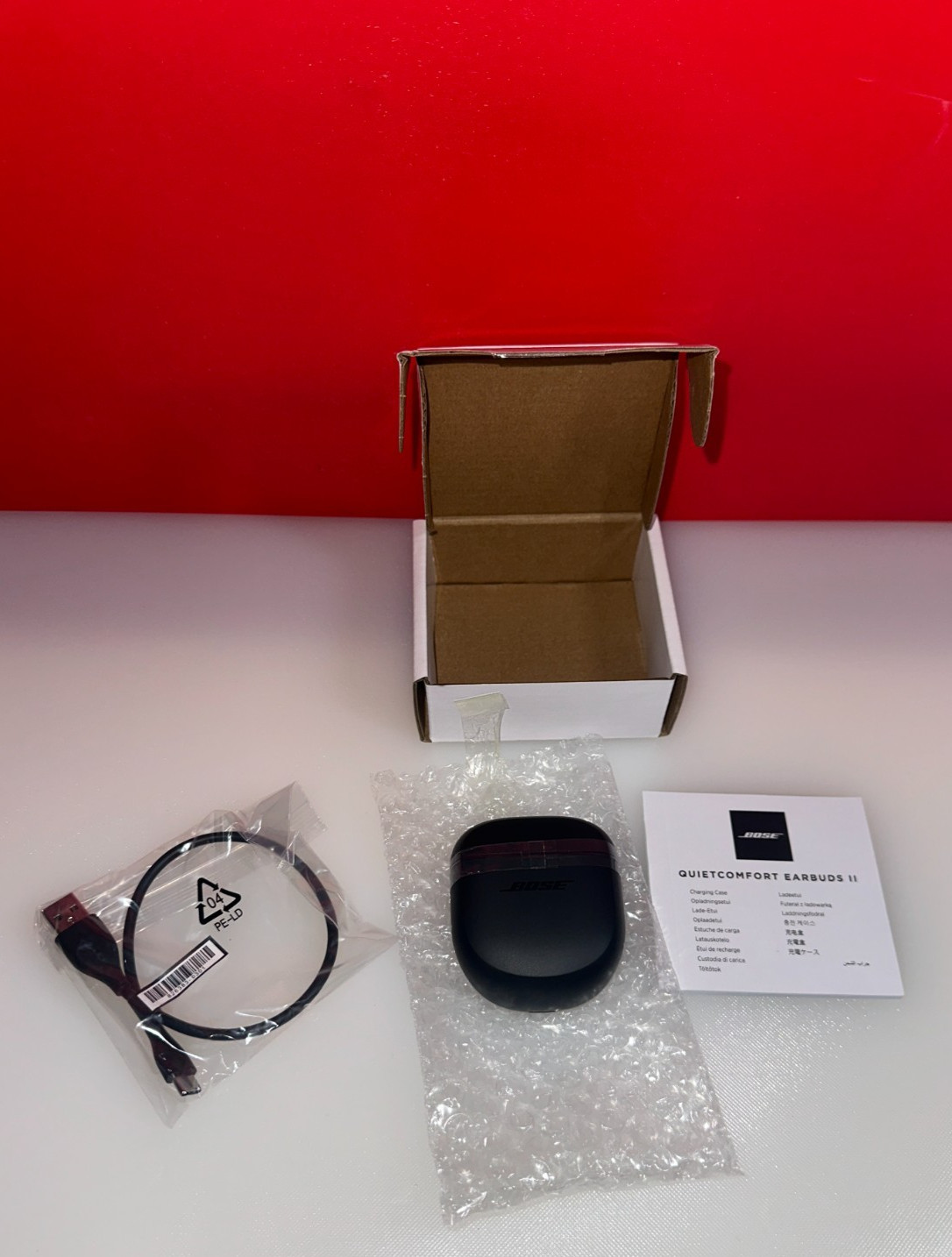 NEW BOSE Charging Case only for - Quiet Comfort II & QC Ultra - Black