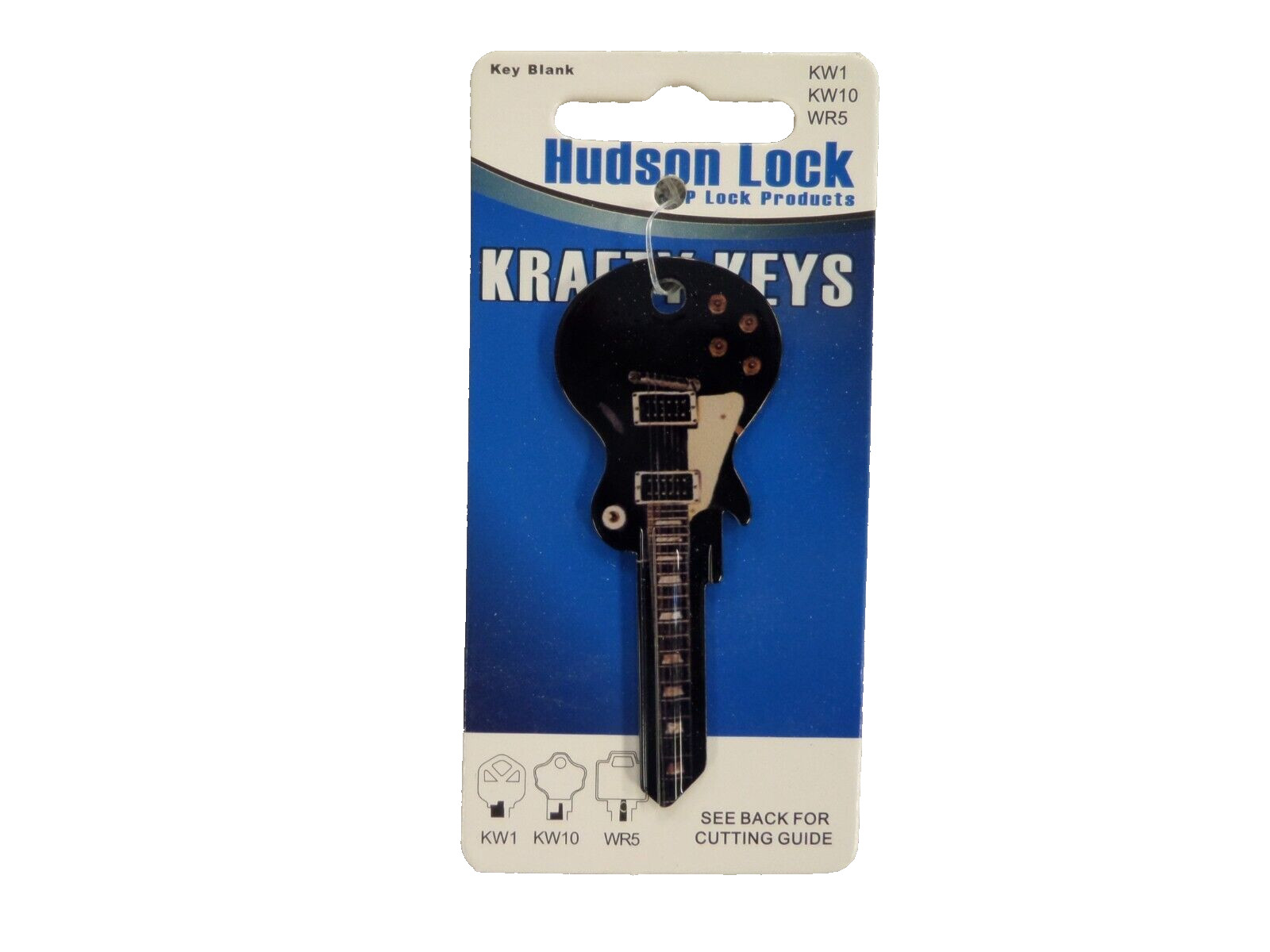 ELECTRIC GUITAR KWIKSET KW1 HOUSE KEY BLANK