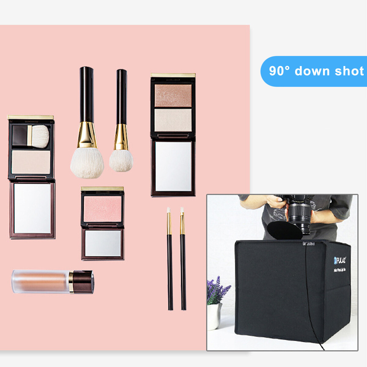 12x12" LED Photo Studio Light Box Portable Folding Photography Shooting Tent Kit