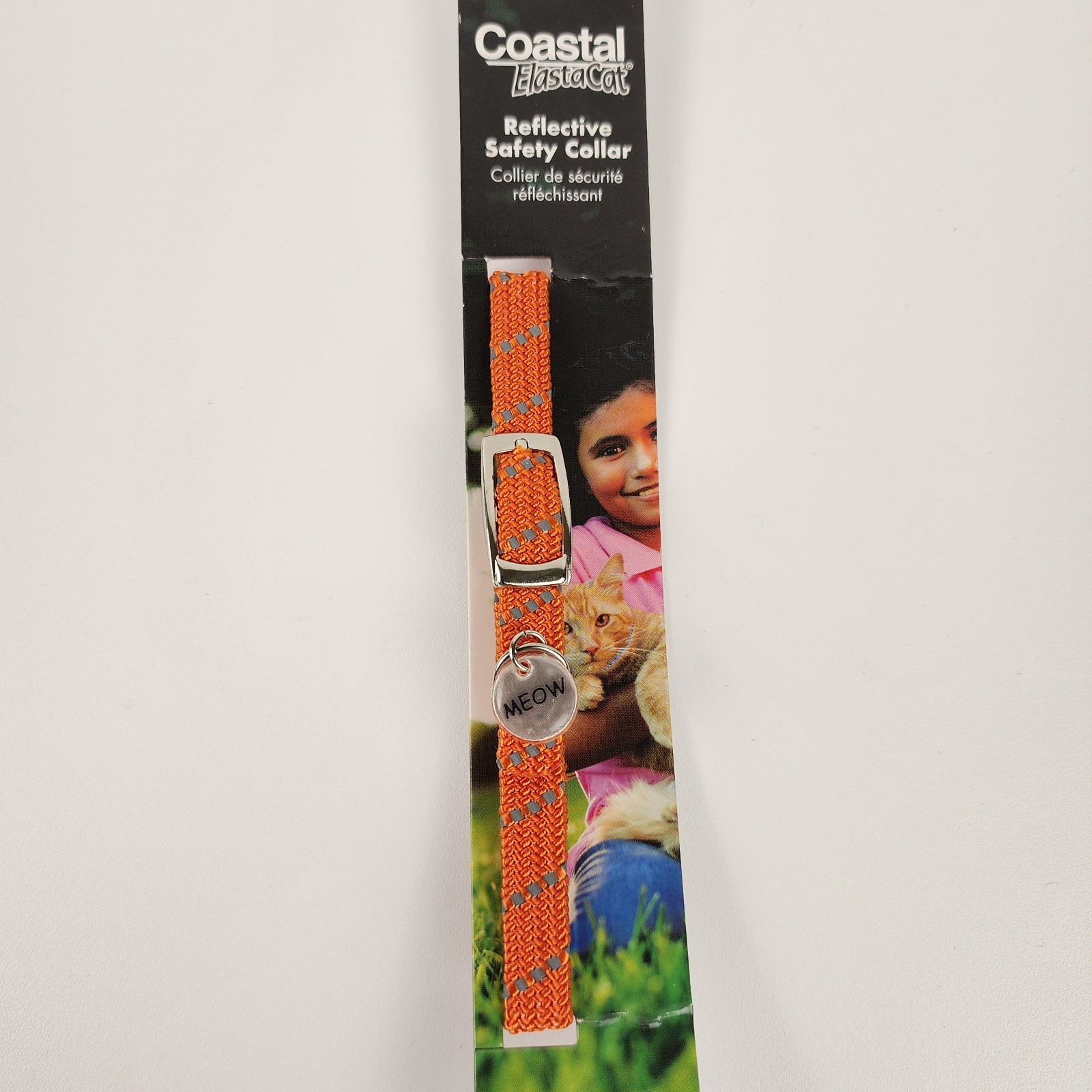Coastal ElastaCat Reflective Cat Collar Safety Stretch Adjustable 10"