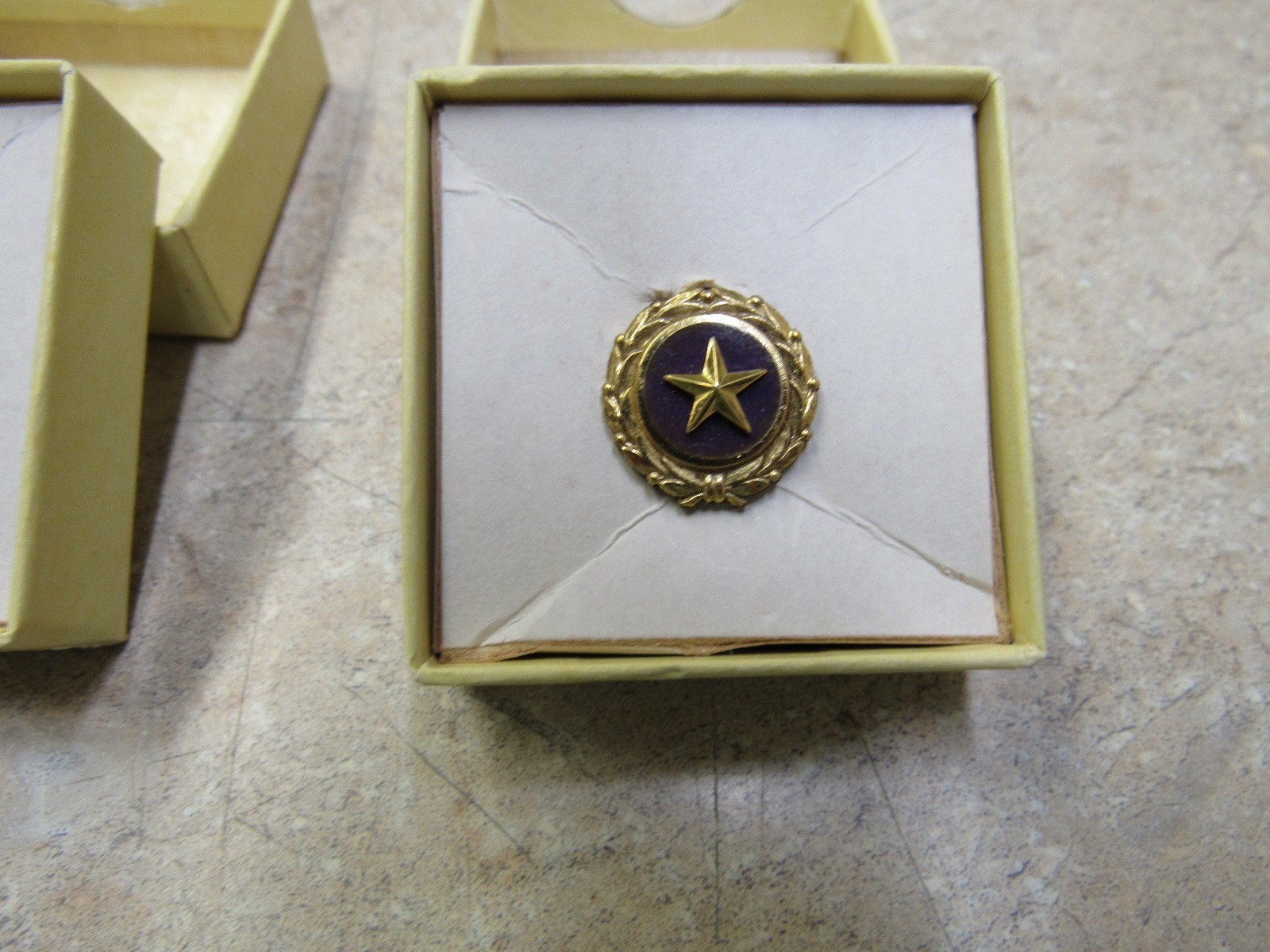 Original Gold Star Mothers US Military Lapel Pin Button 1947 ACT of Congress NOS