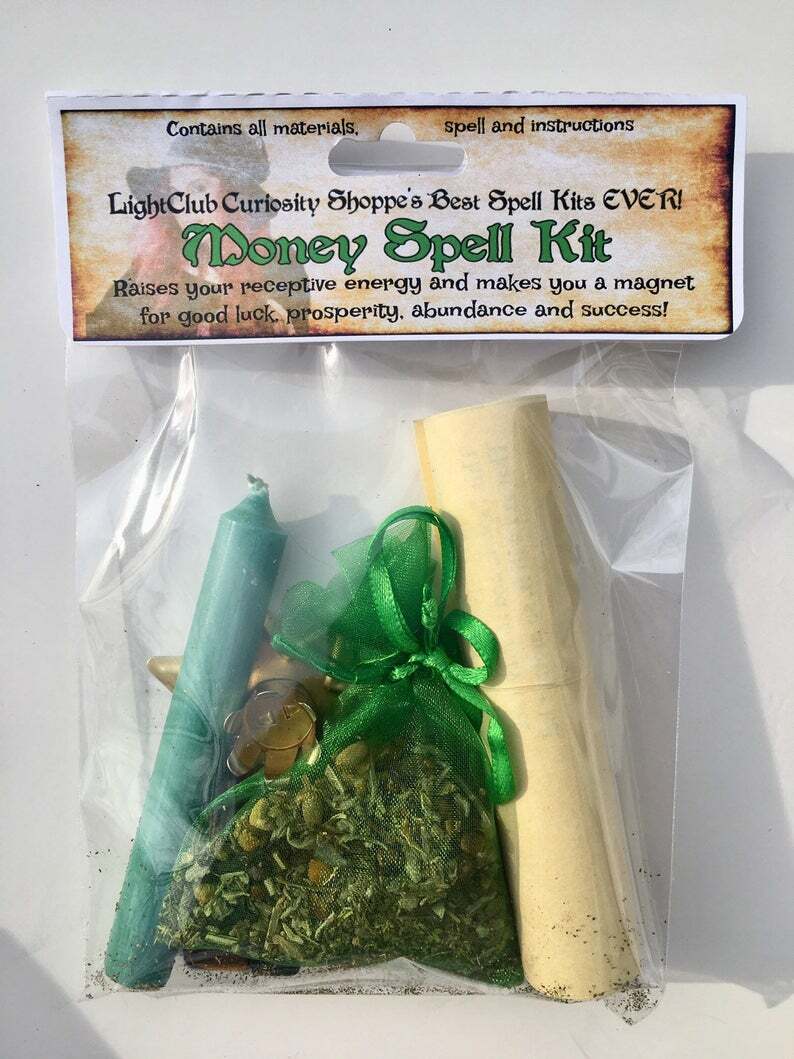 Spell Kit for More Money - Abundance - Success - Opportunity - Manifesting
