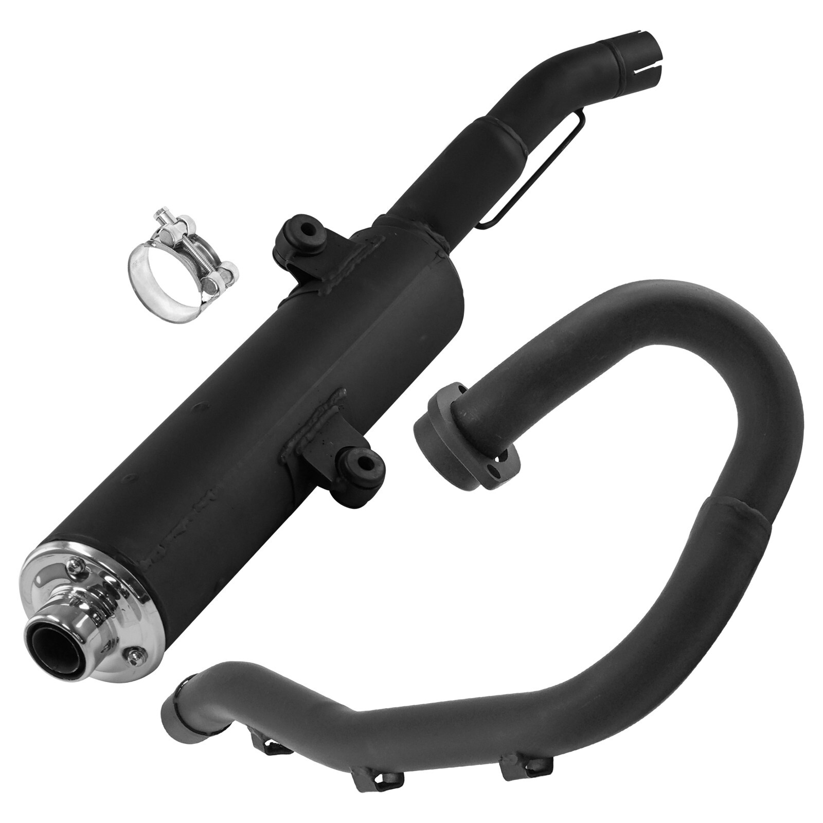 Exhaust Muffler W/Exhaust Pipe for Suzuki LT-Z400 Z Quadsport Z400 2003-2008