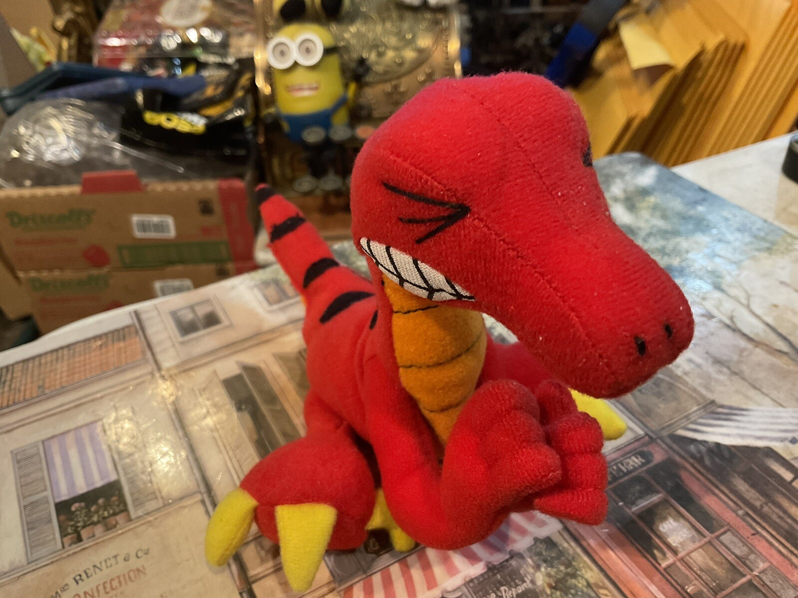 NWT VELOCICRAPPER SERIES 2. MEANIES BEANIES TOY PLUSH IDEA FACTORY 1998