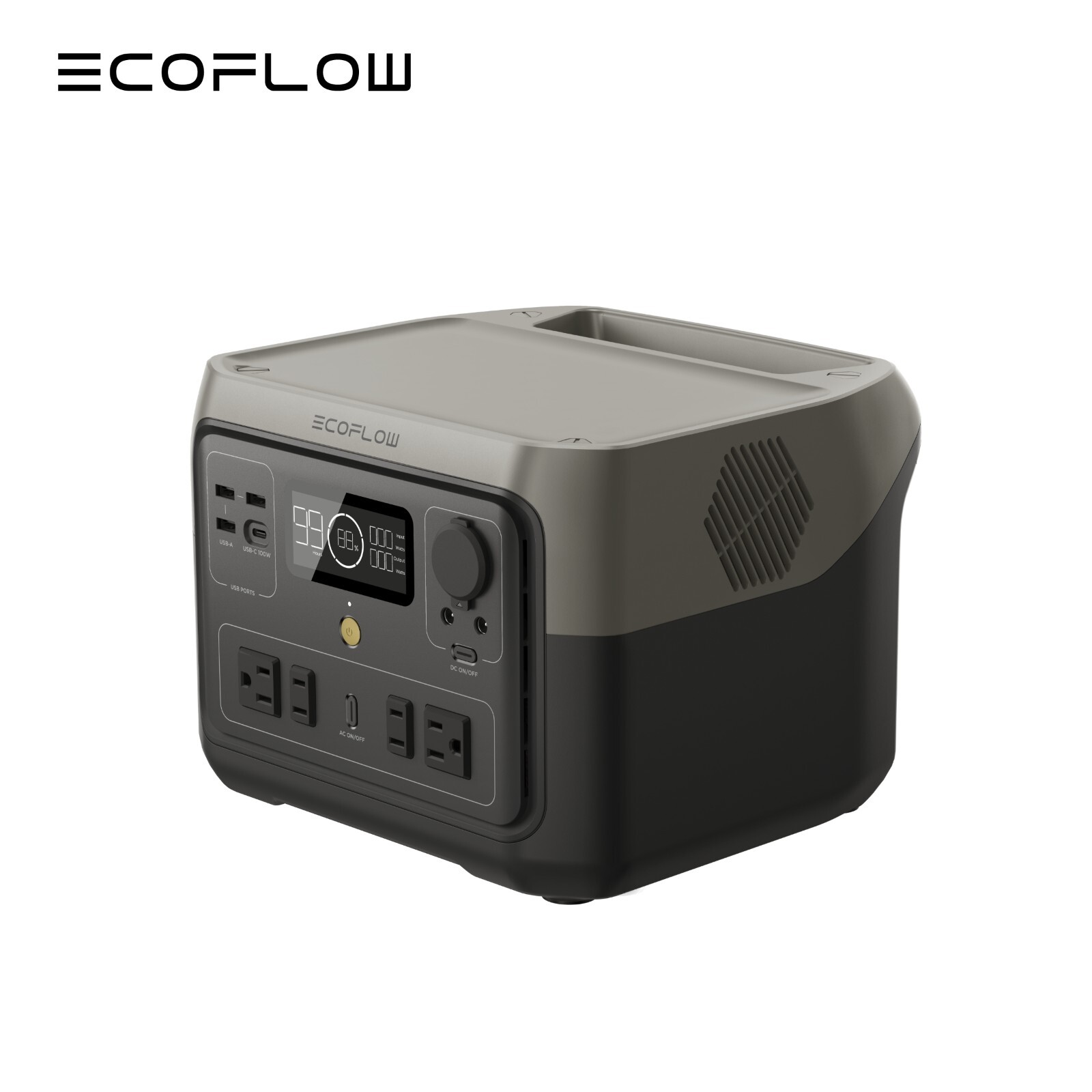 EcoFlow New RIVER 2 Max Portable Power Station 512Wh LFP Generator for Outdoor