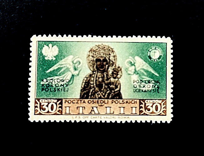 POLAND Stamp - 1946 Polish Army Corps WWII in Italy MH r9