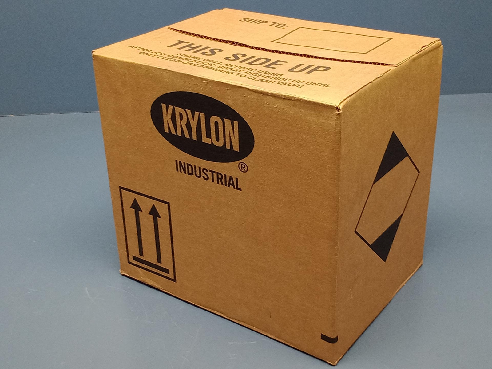 (12 Cans) Krylon Quik Mark Water Based Marking Paint Fluorescent Orange - 17oz