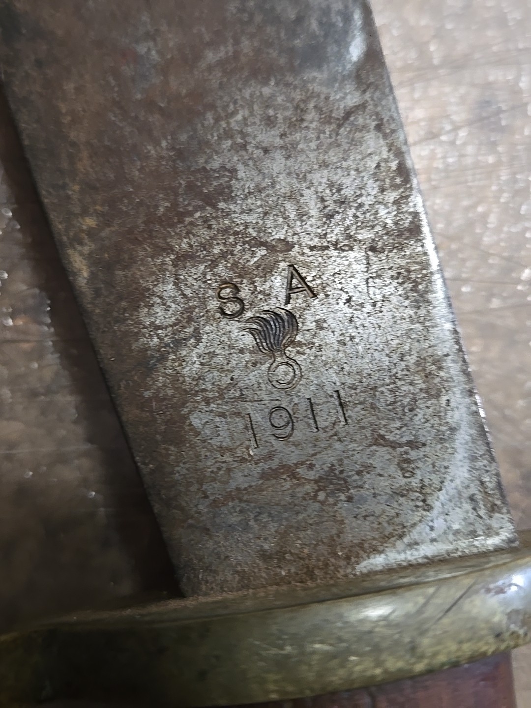 Springfield Armory SA 1911 Medical Corps Bolo Knife With Sheath Scabbard I7073