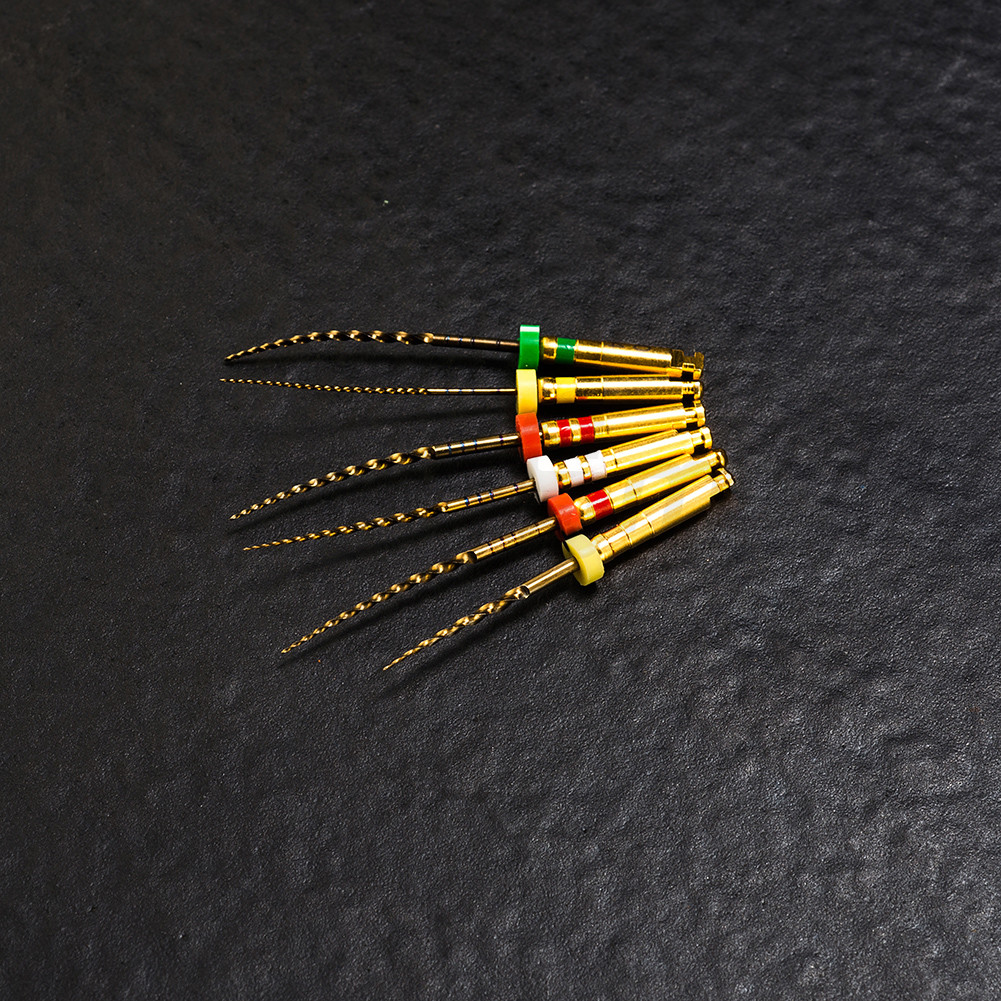 Dental NITI Endo Rotary Files Endodontic Gold Taper Files Engine Use EASYINSMILE