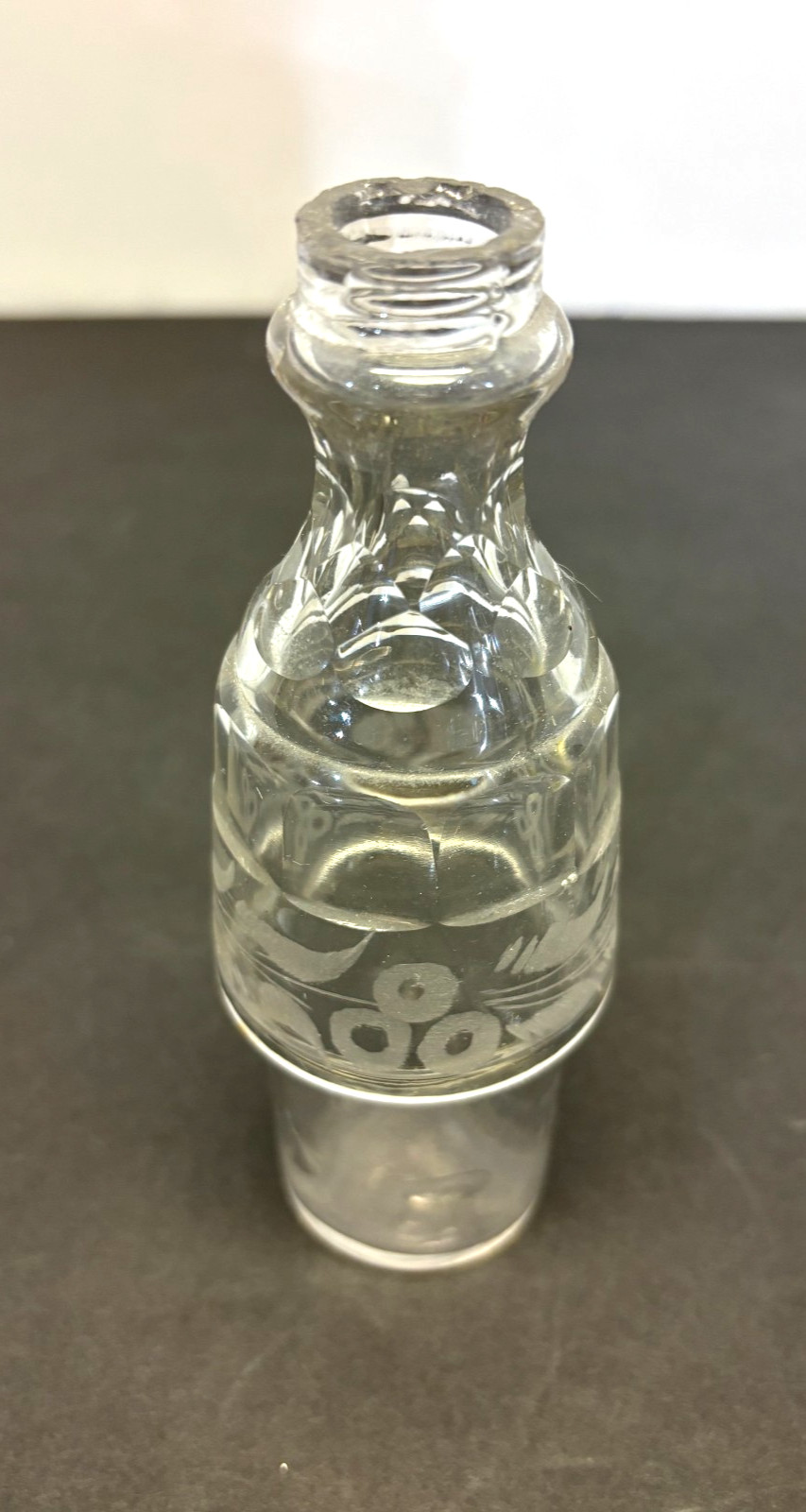 Antq. 1861 SIMPSON HALL MILLER, Treble Pl Silver 7 pc CRUET CONDIMENT Caddy Set