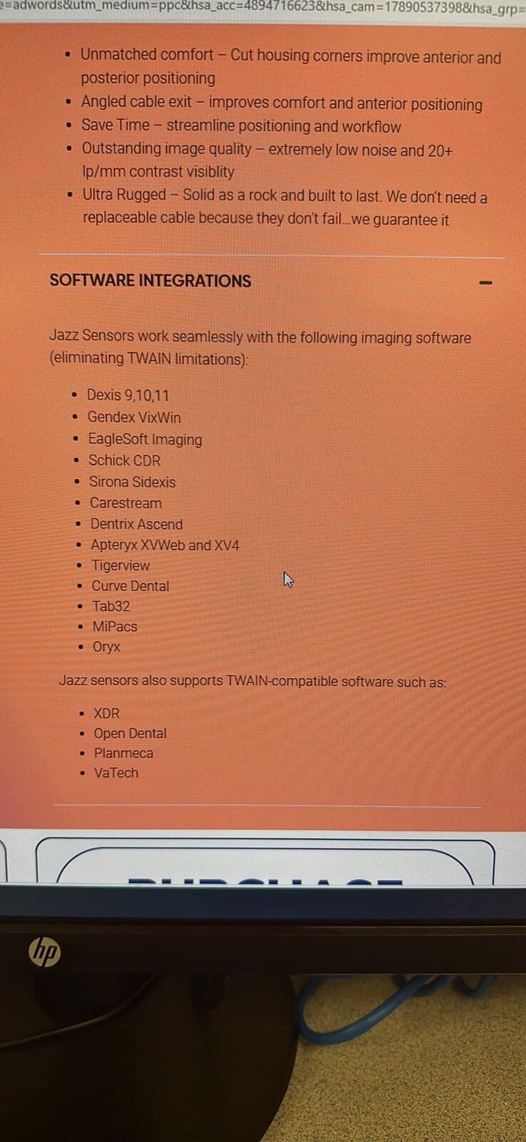 Dental Digital sensor (BRAND NEW)