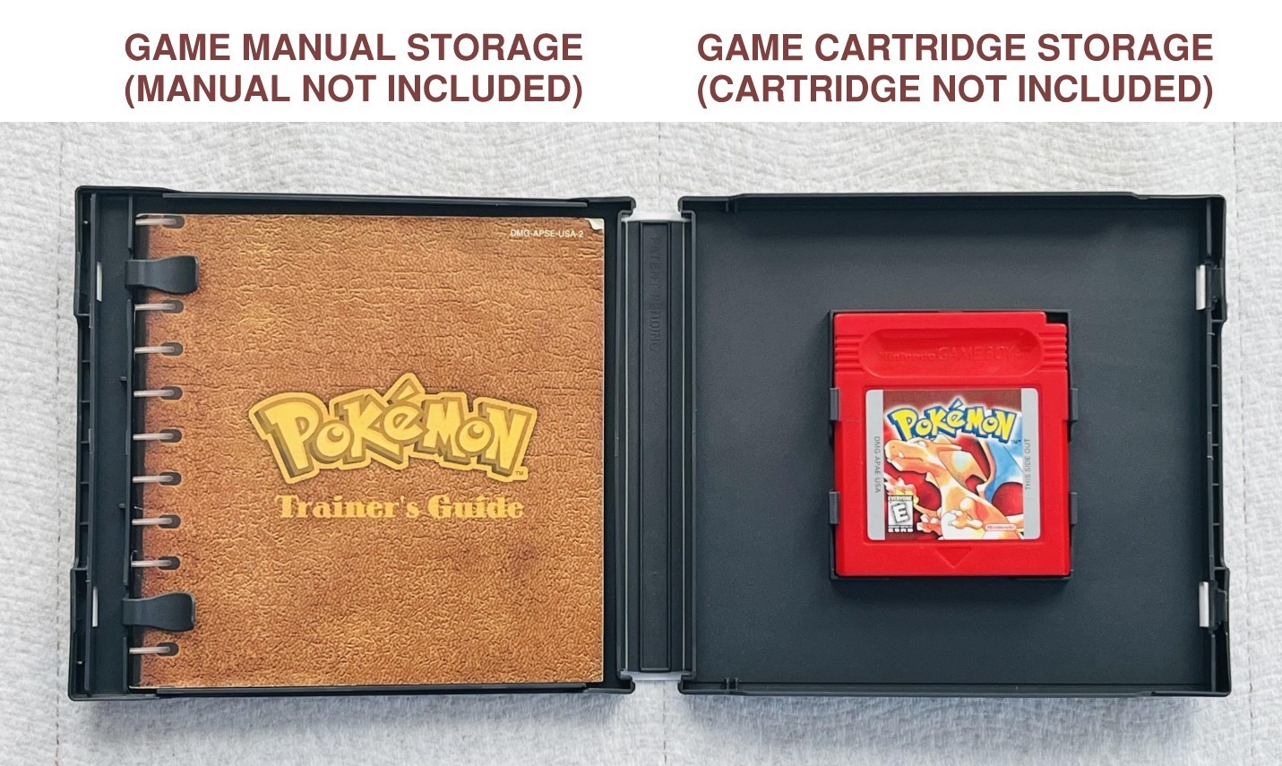 Pokemon Red, Bue, Yellow CASE ONLY 3 Pack Game Boy Box Pokémon Nintendo DS Sized