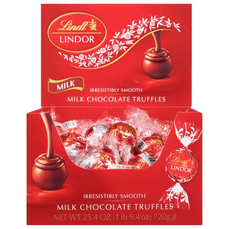 Lindt LINDOR Dark Chocolate Candy Truffles, Dark Chocolate with Smooth, Melting