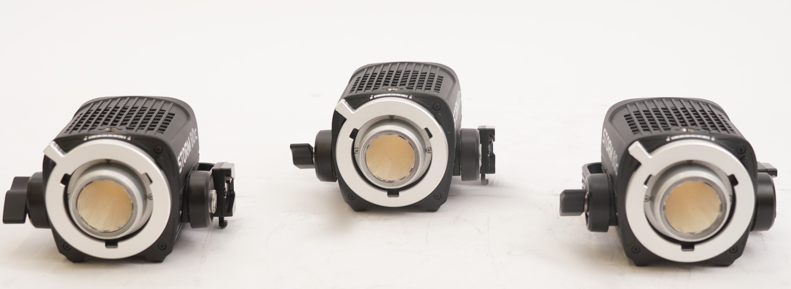 Aputure STORM 80c Portable 3 Light Kit with ProLock Hyper Reflector