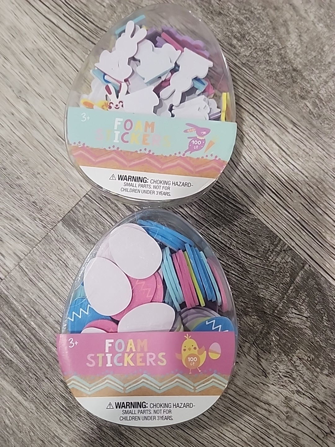 Easter Egg Hunt Party Goods Paper Goods Plastic Eggs Foam Stickers All In One Pk