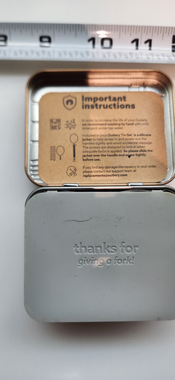 Outlery Portable Travel Cutlery Set Spoon Fork Knife Reusable Camping...