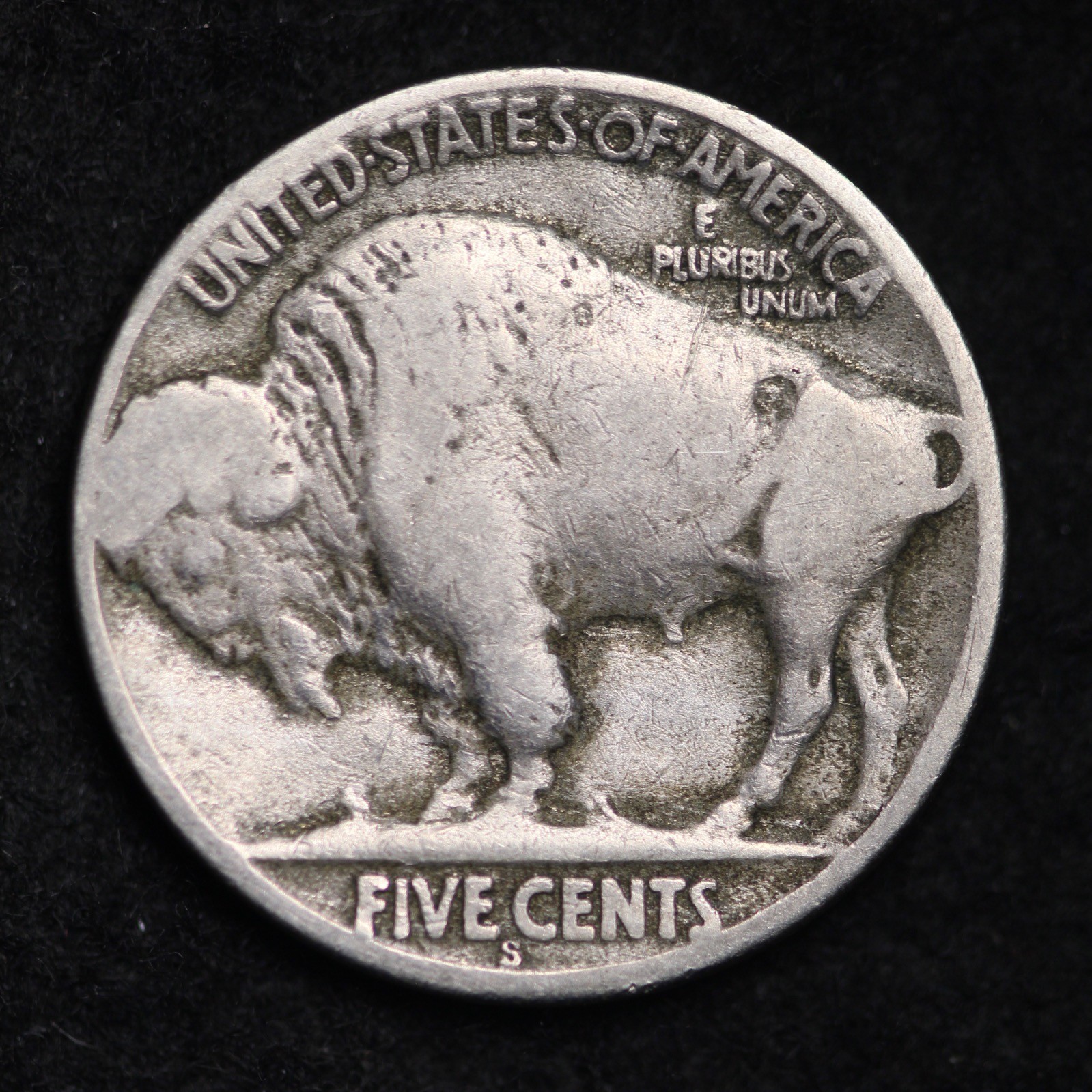 1927-S Buffalo Nickel G / VG  FREE SHIPPING