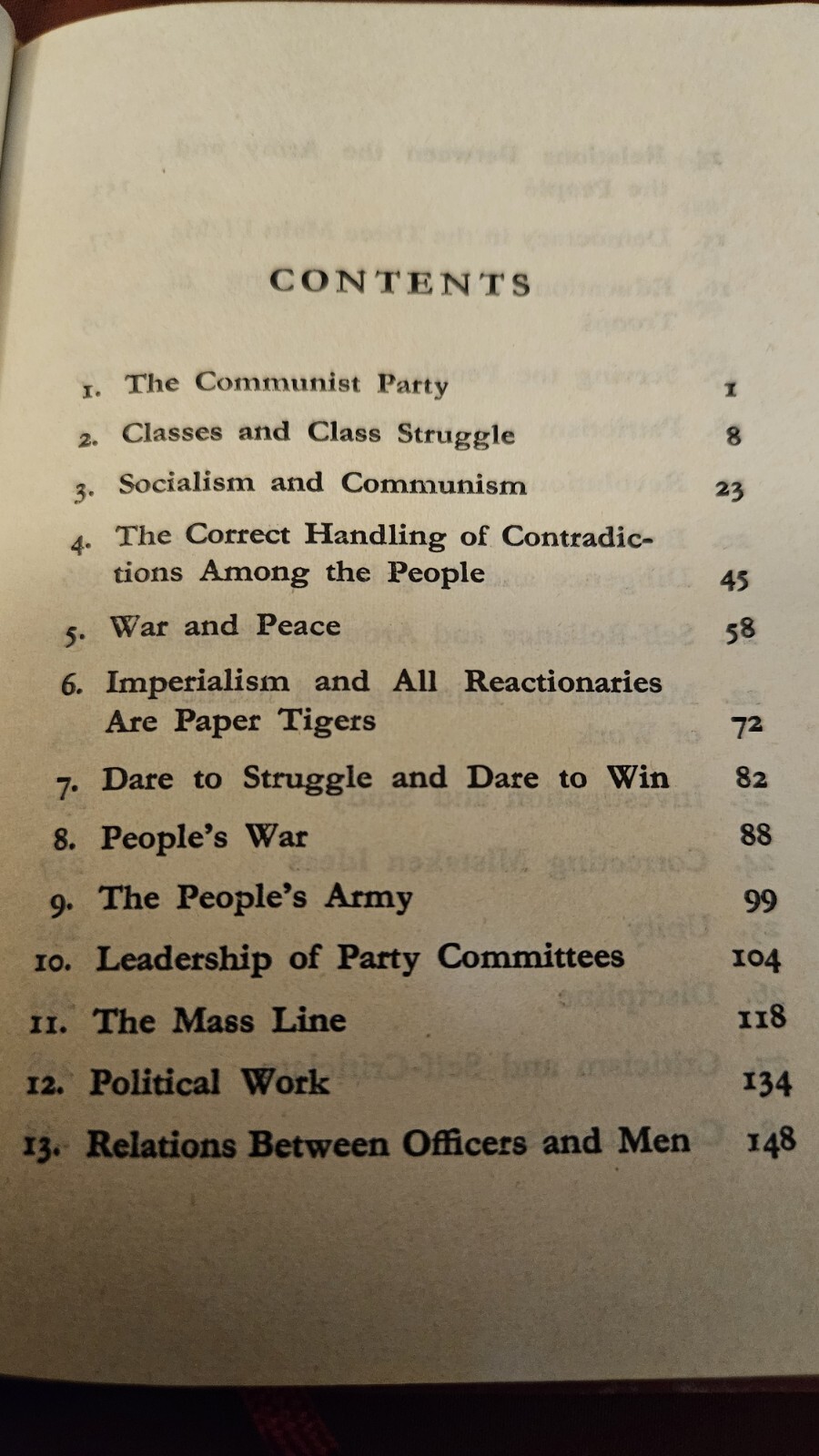 Before RedNote, Original Little Red Book: QUOTATIONS FROM CHAIRMAN MAO TSE-TUNG