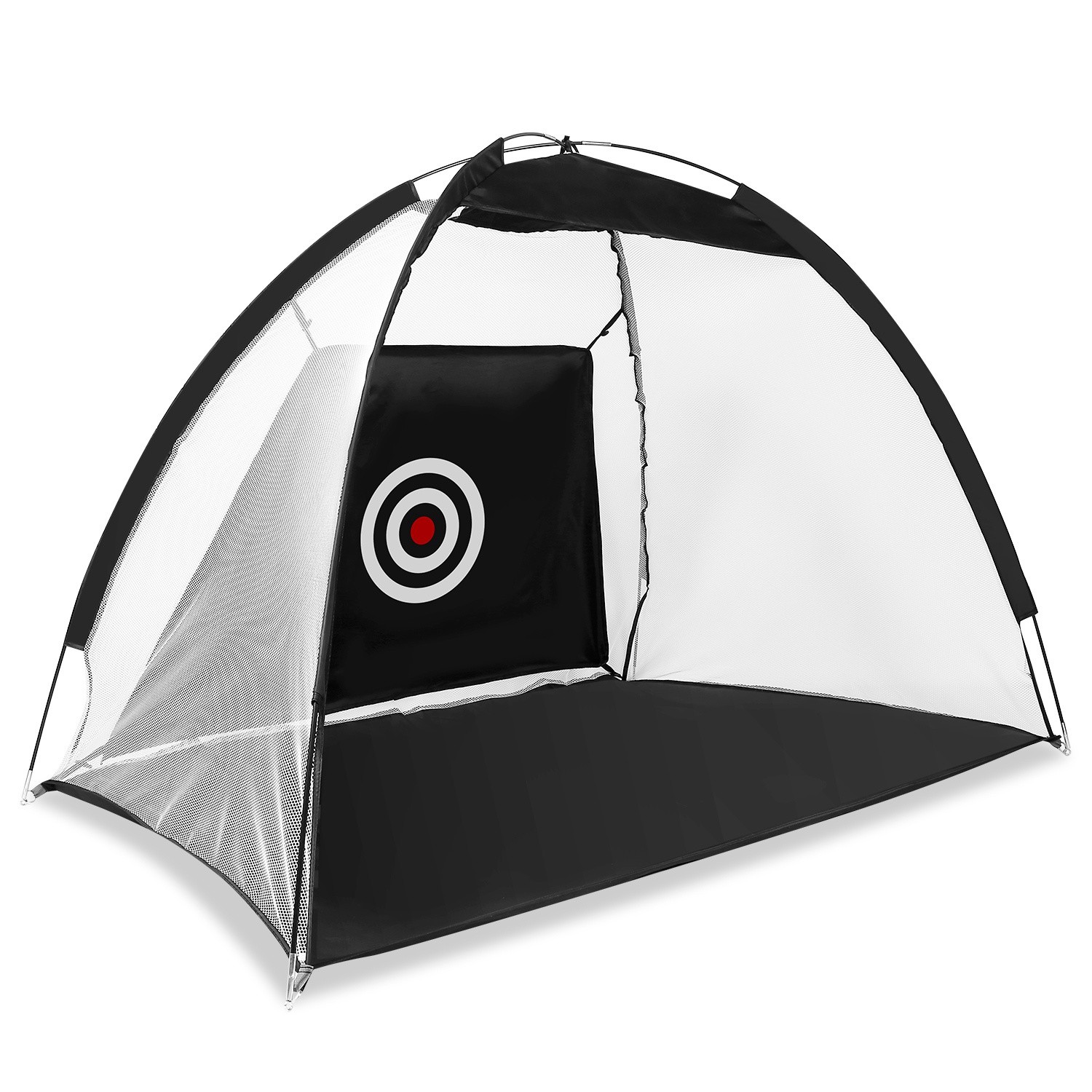 Golf Net Training Aids Practice Nets Driving Hitting w/ Target Cloth Carry Bag